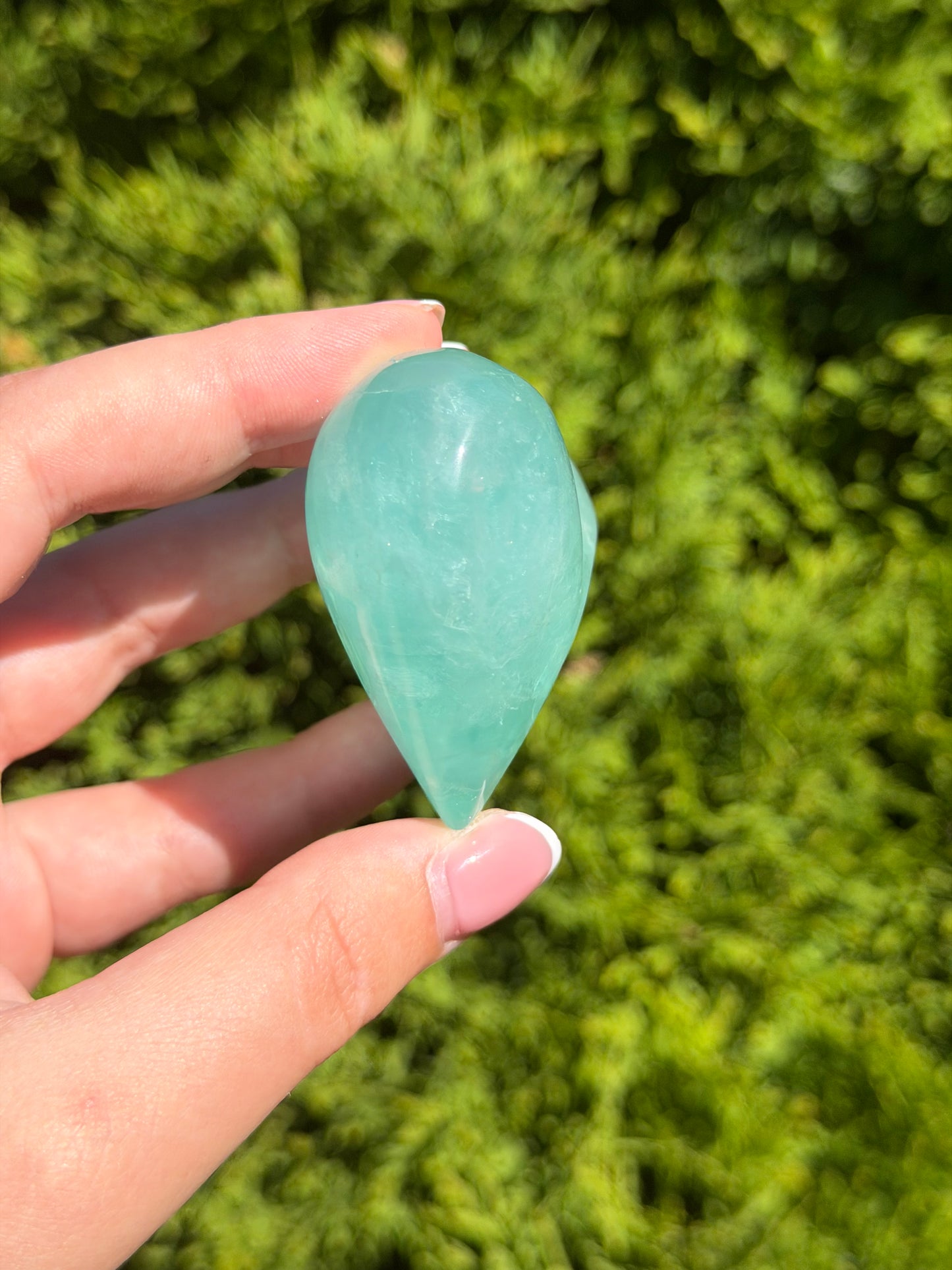 Green Fluorite Heart