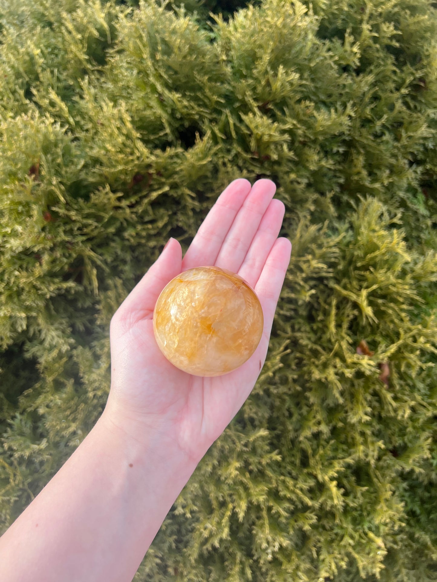 Golden Healer Quartz Sphere