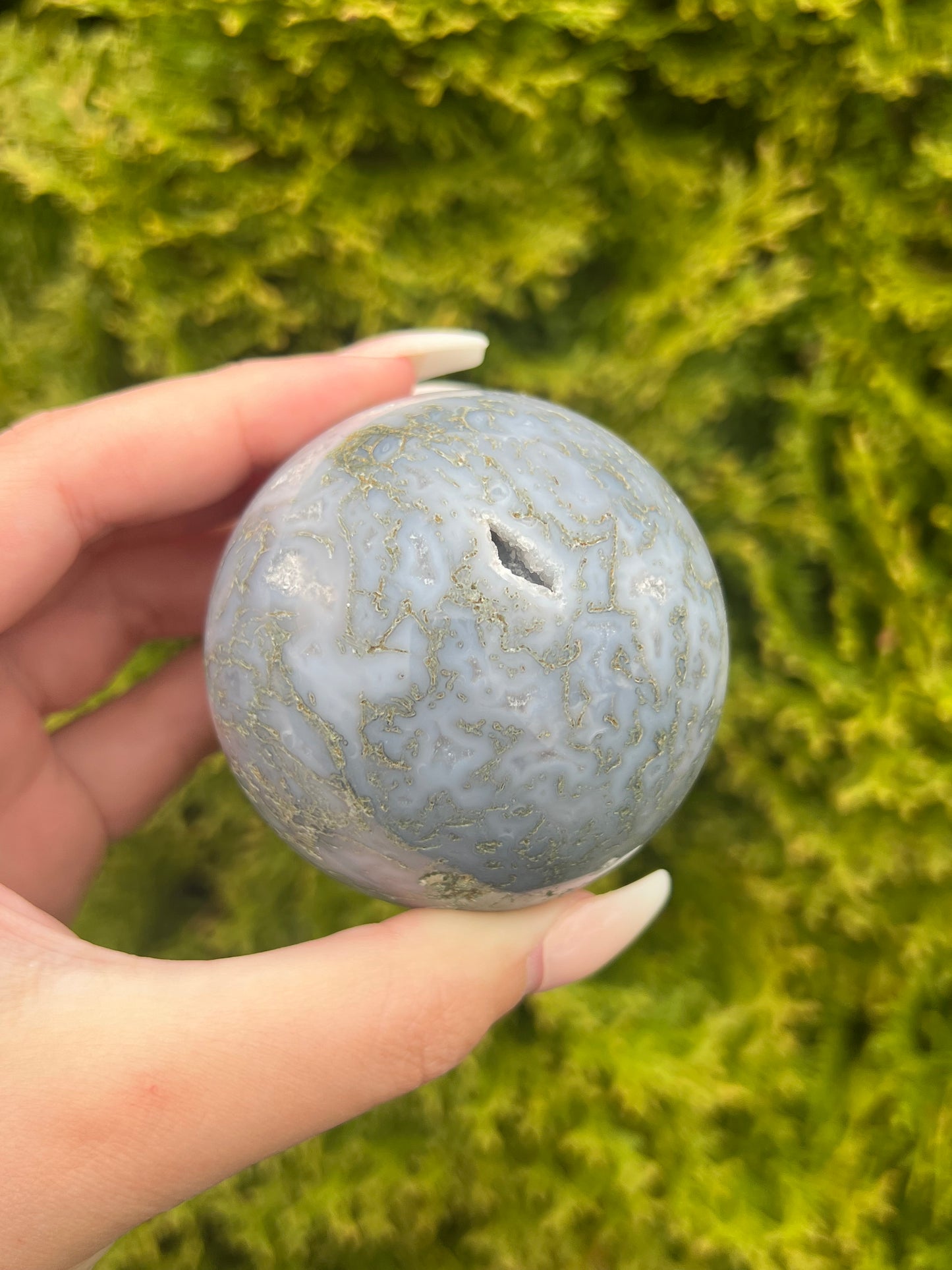 Moss Agate Sphere