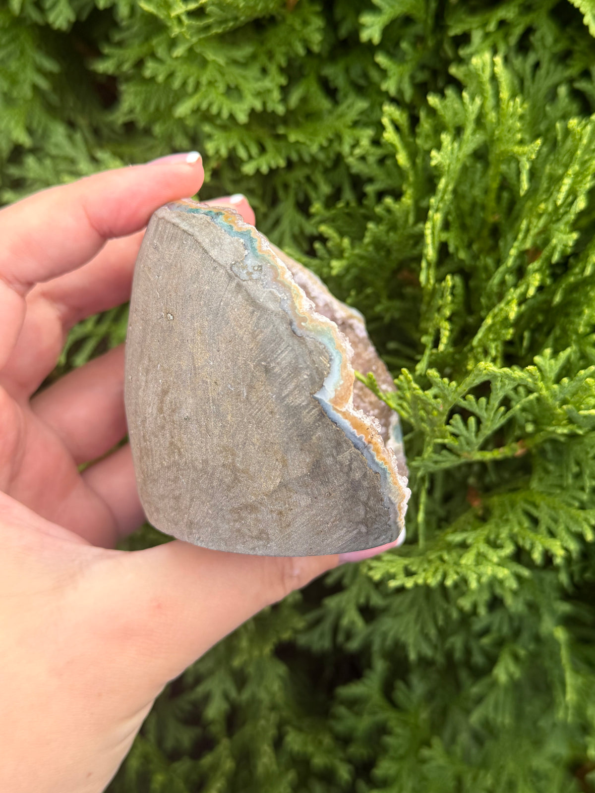 Rainbow Amethyst Cut Base