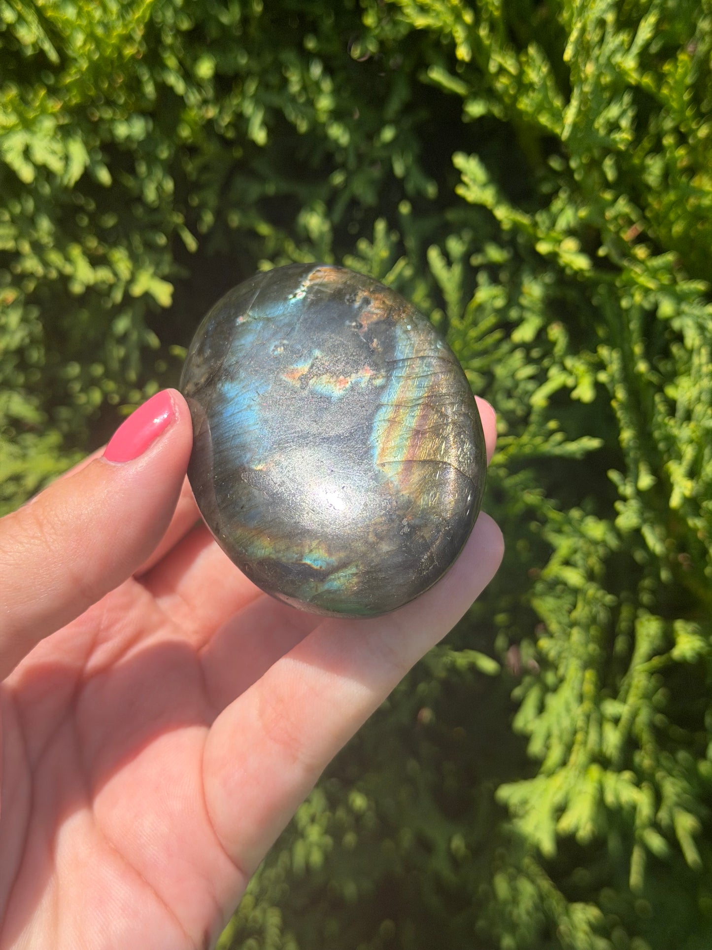 Labradorite Palm Stone
