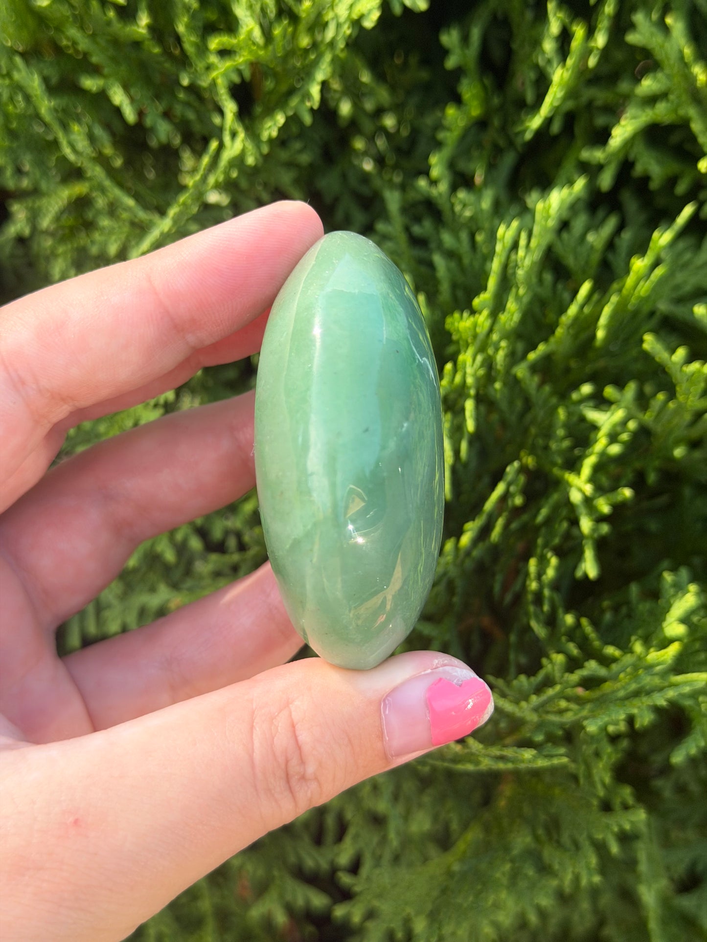 Green Aventurine Palm Stone