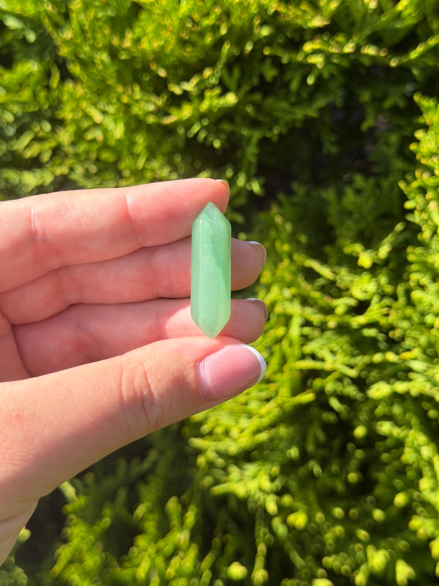 Double Terminated Green Aventurine