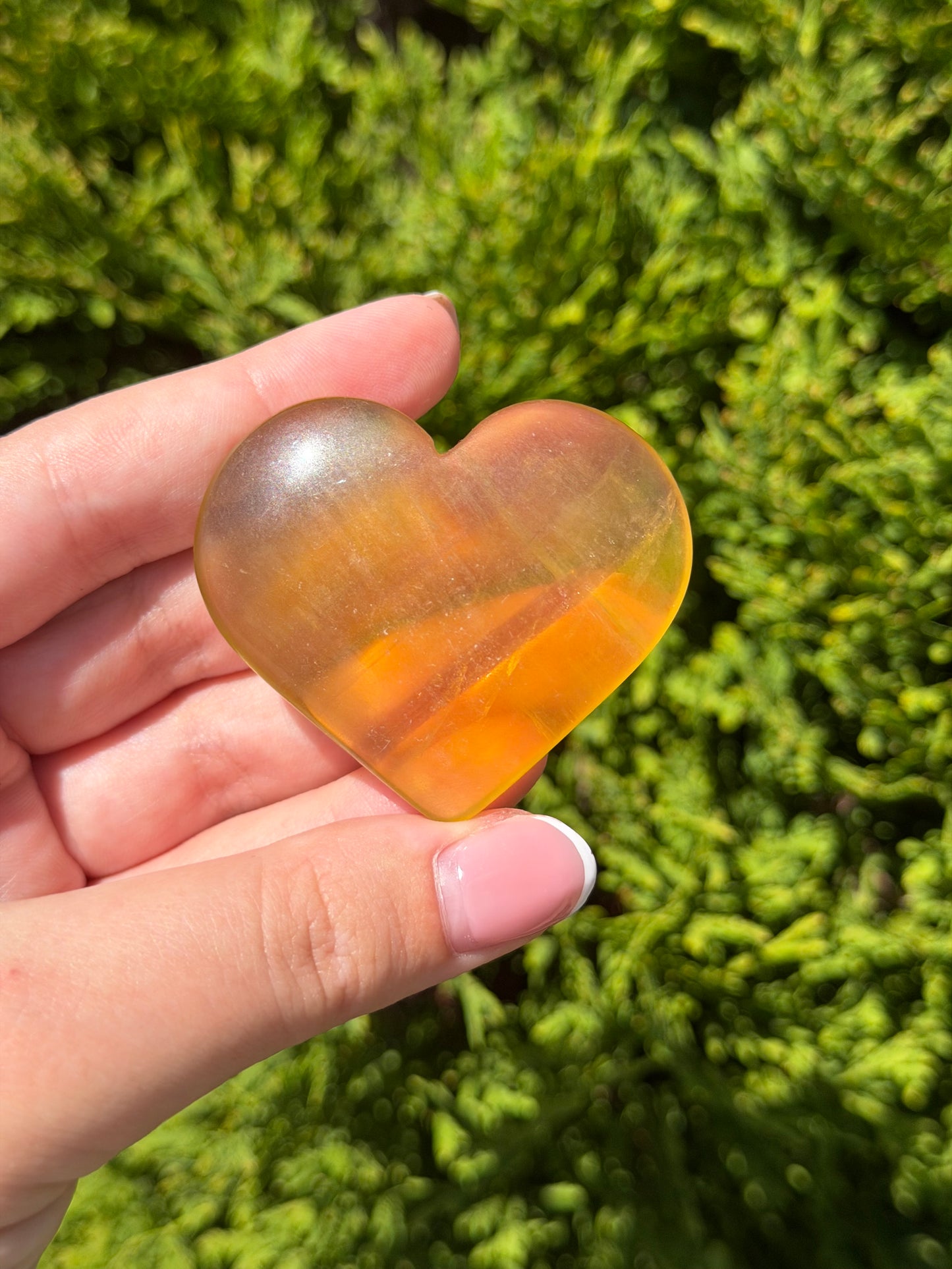 Fluorite Heart D
