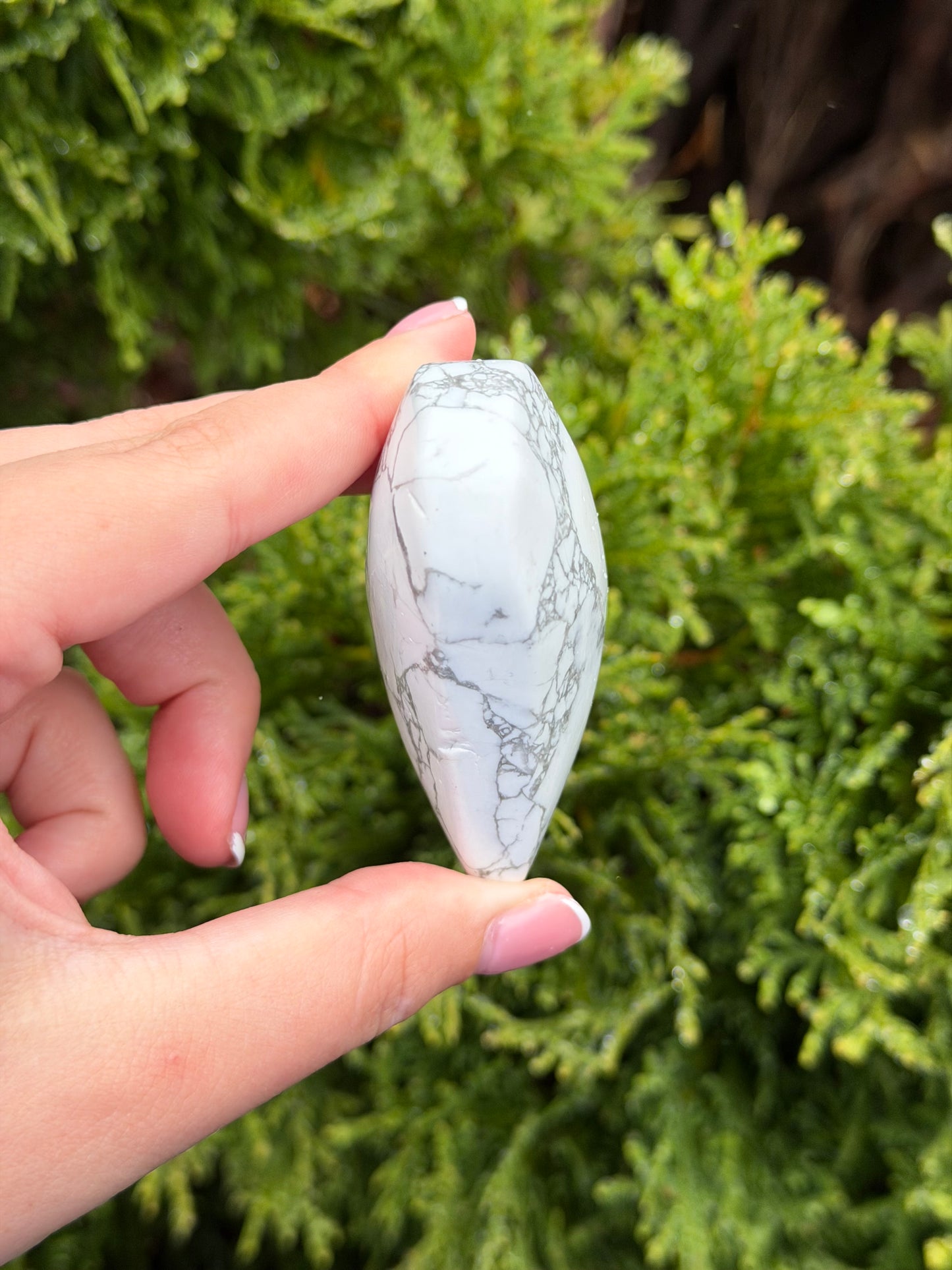 Howlite Heart 2