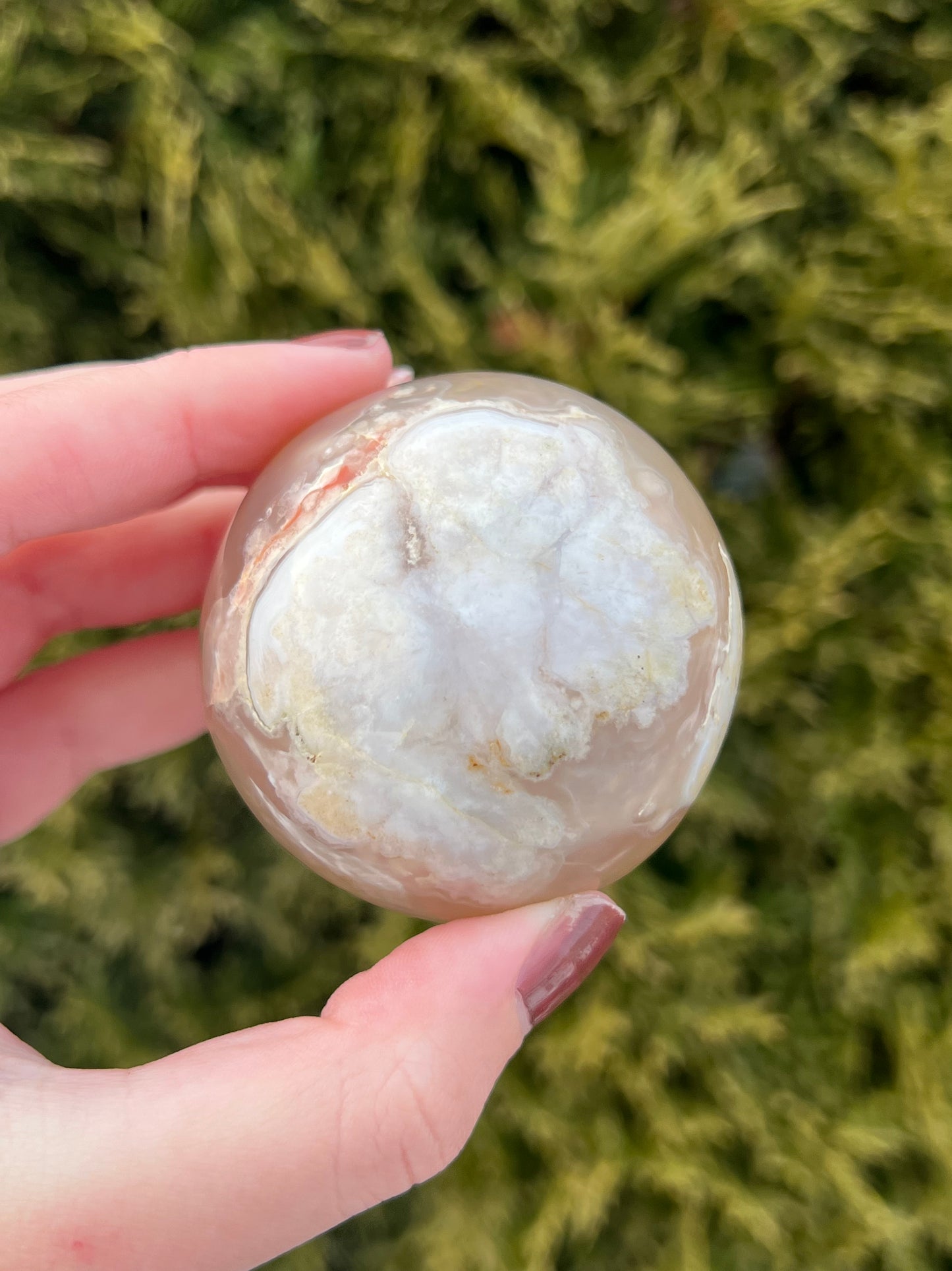 Flower Agate Sphere 1
