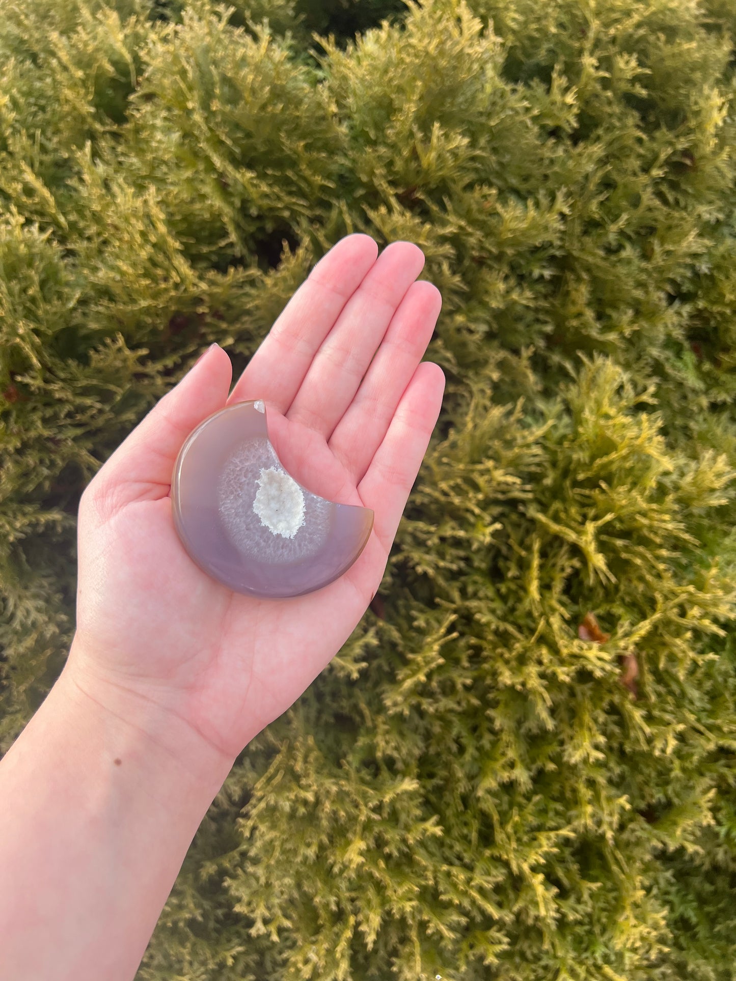Druzy Agate Moon