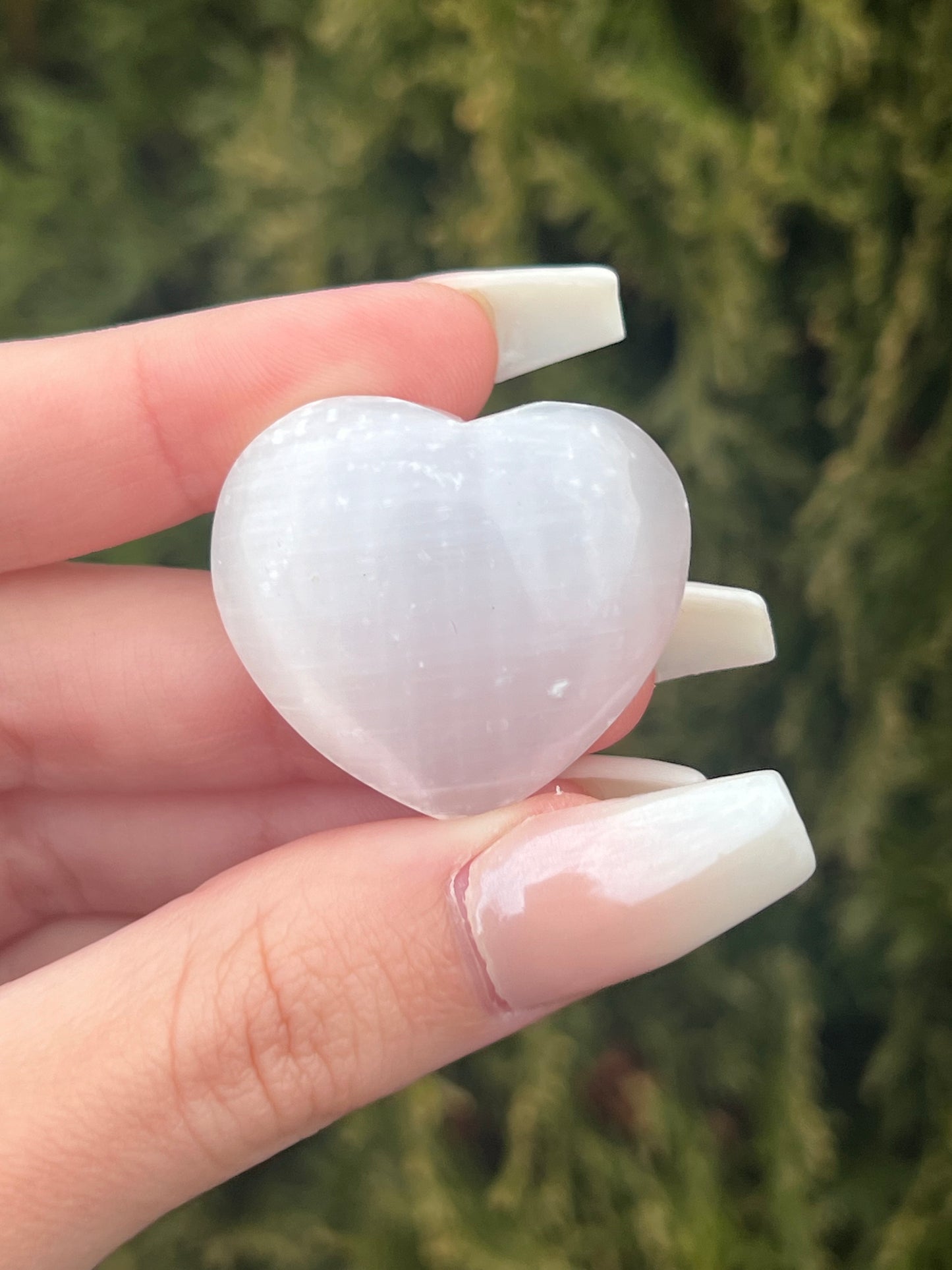 Selenite Mini Heart