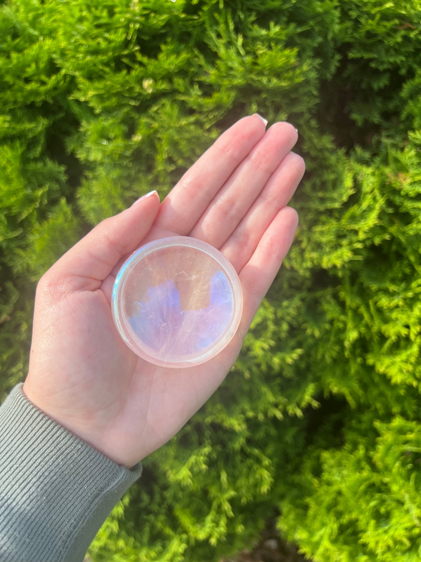 Rose Angel Aura Quartz Mini Bowl