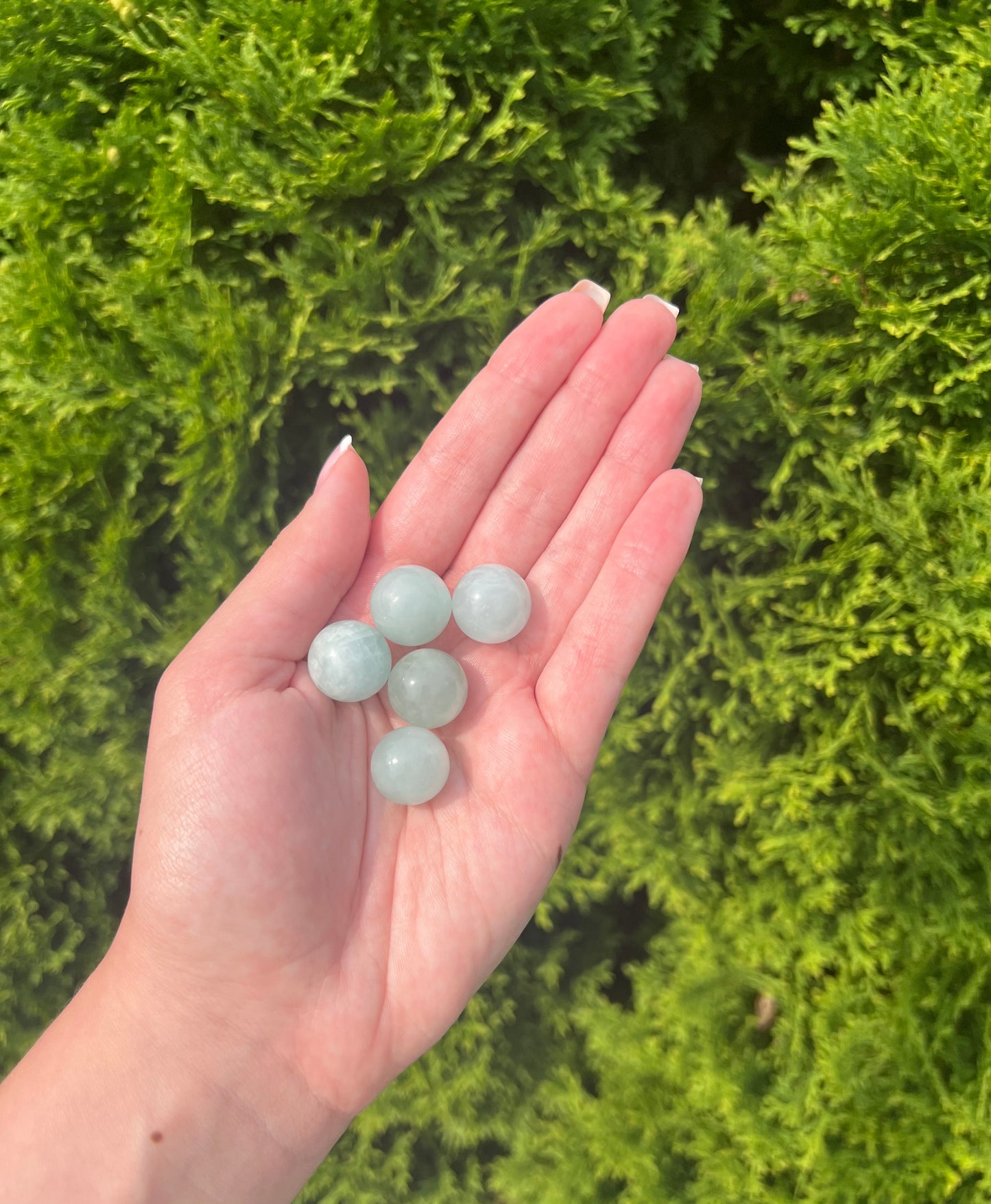 Mini Aquamarine Sphere