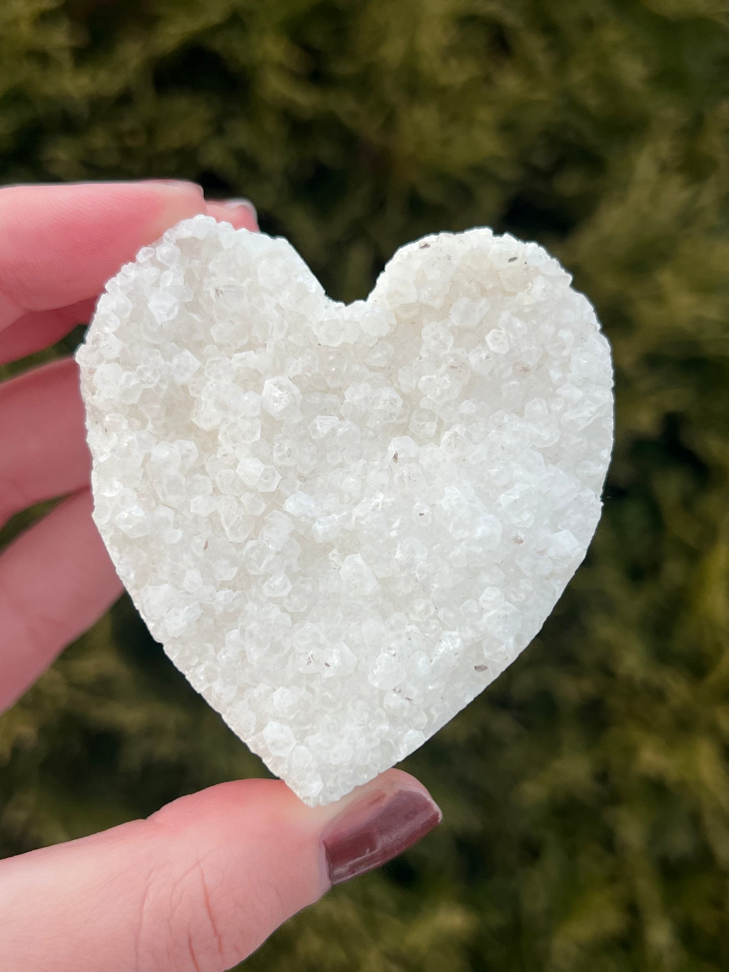 Snow Quartz Heart #2