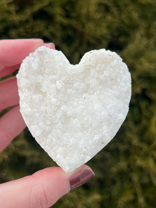 Snow Quartz Heart #2