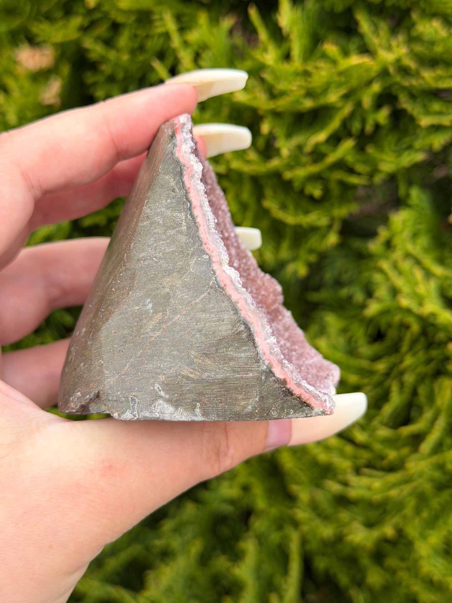Rainbow Amethyst Cut Base