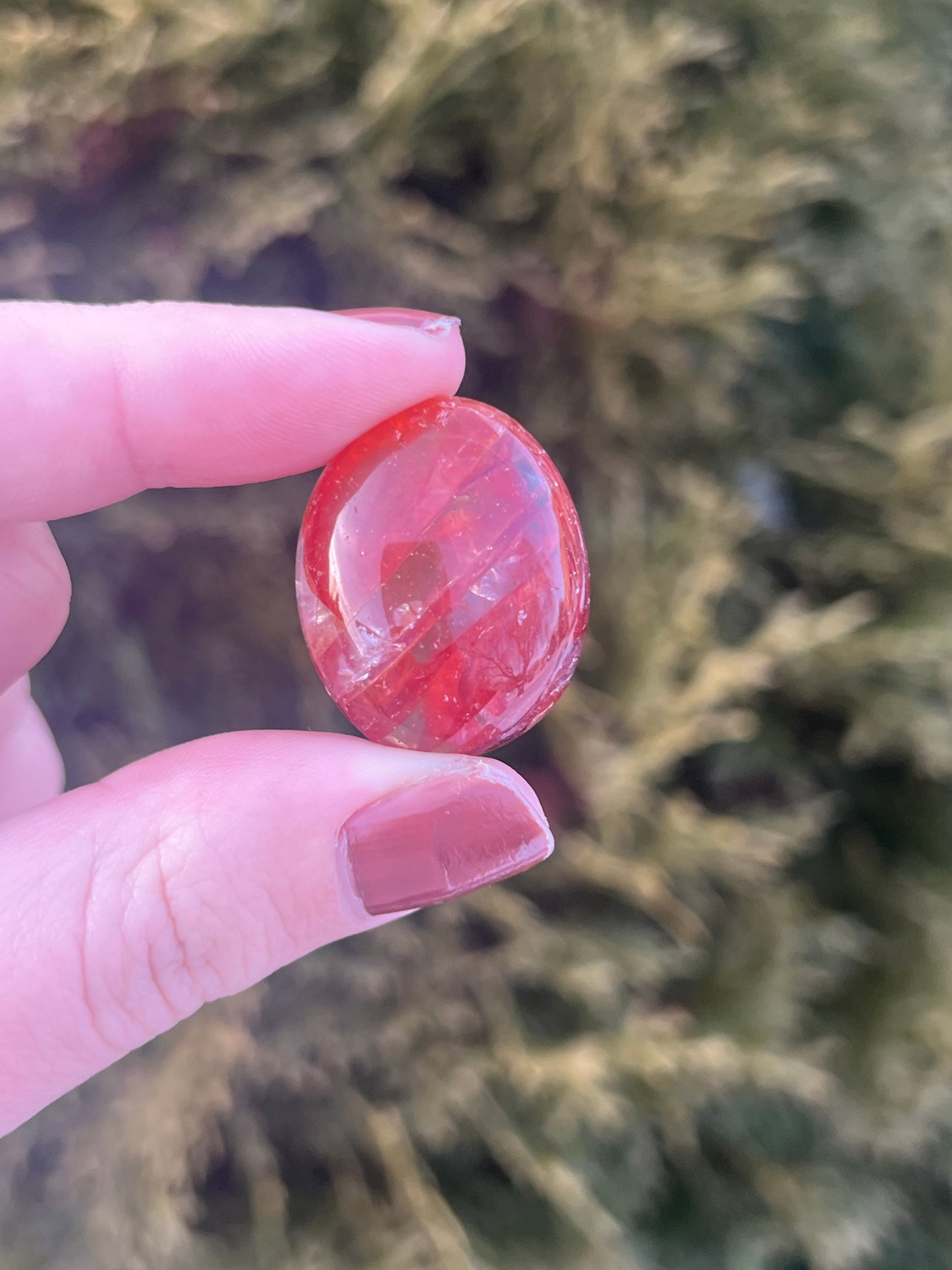Fire Quartz Tumbled Stone