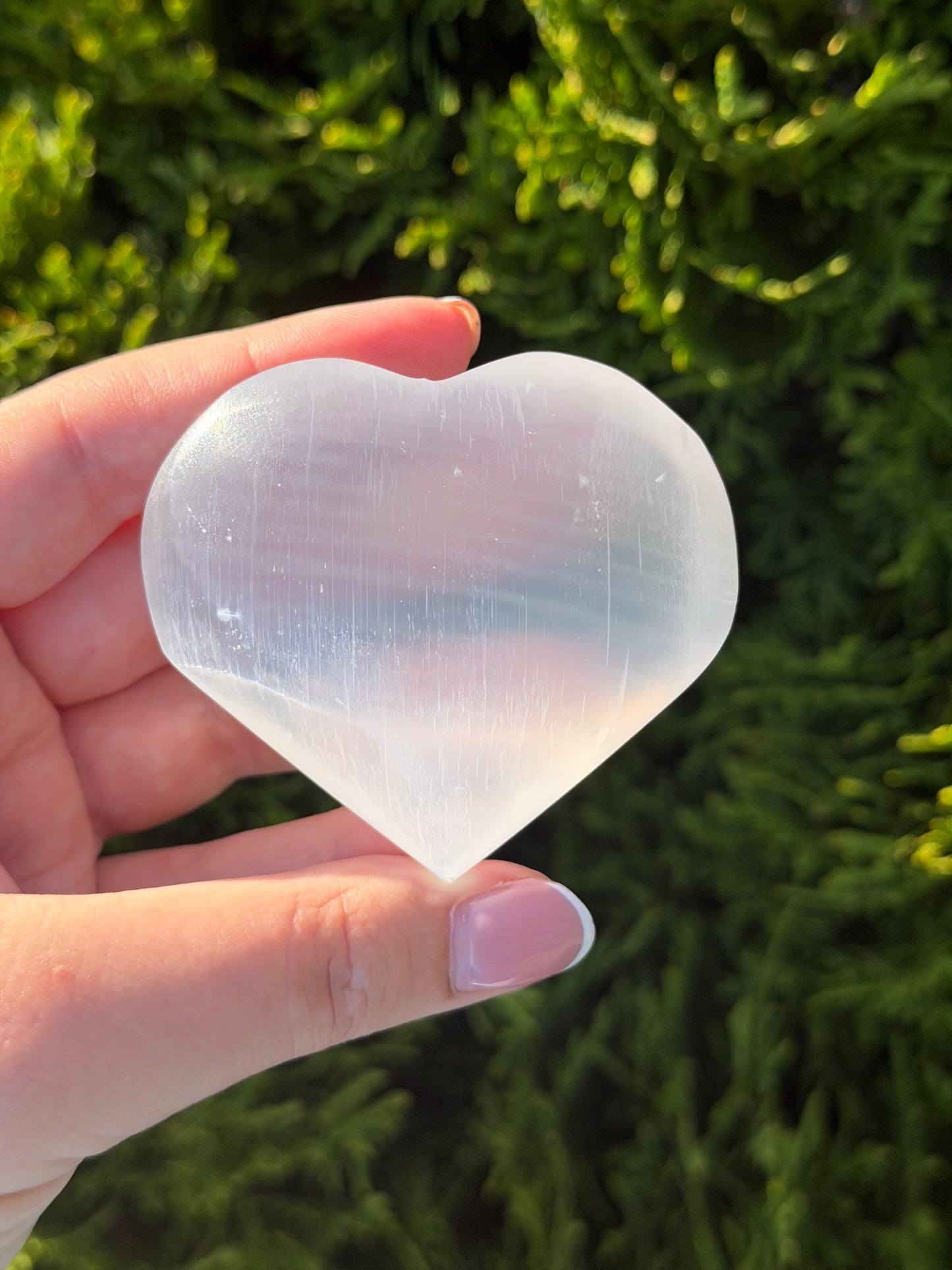 Selenite Heart