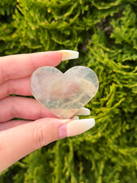 Green Fluorite Heart #1
