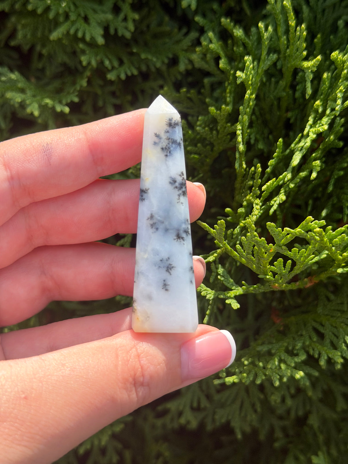 Mini Dendritic Agate Obelisk