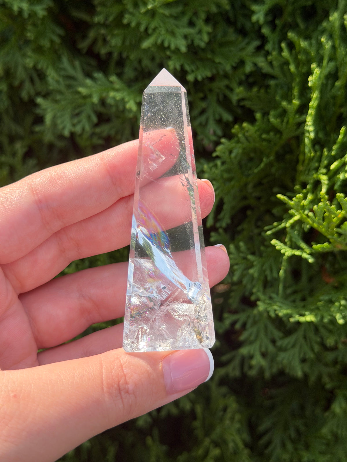 Mini Clear Quartz Obelisk