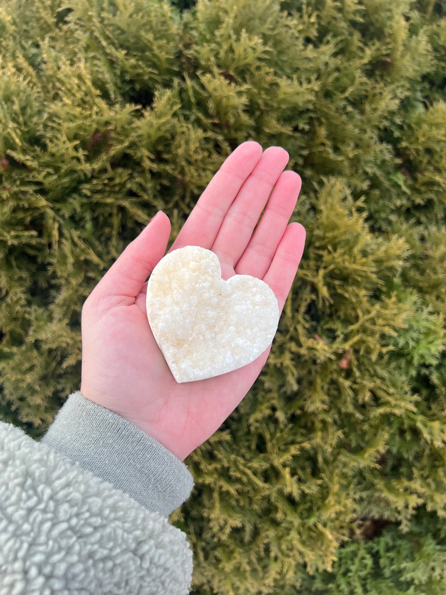 Snow Quartz Heart #3