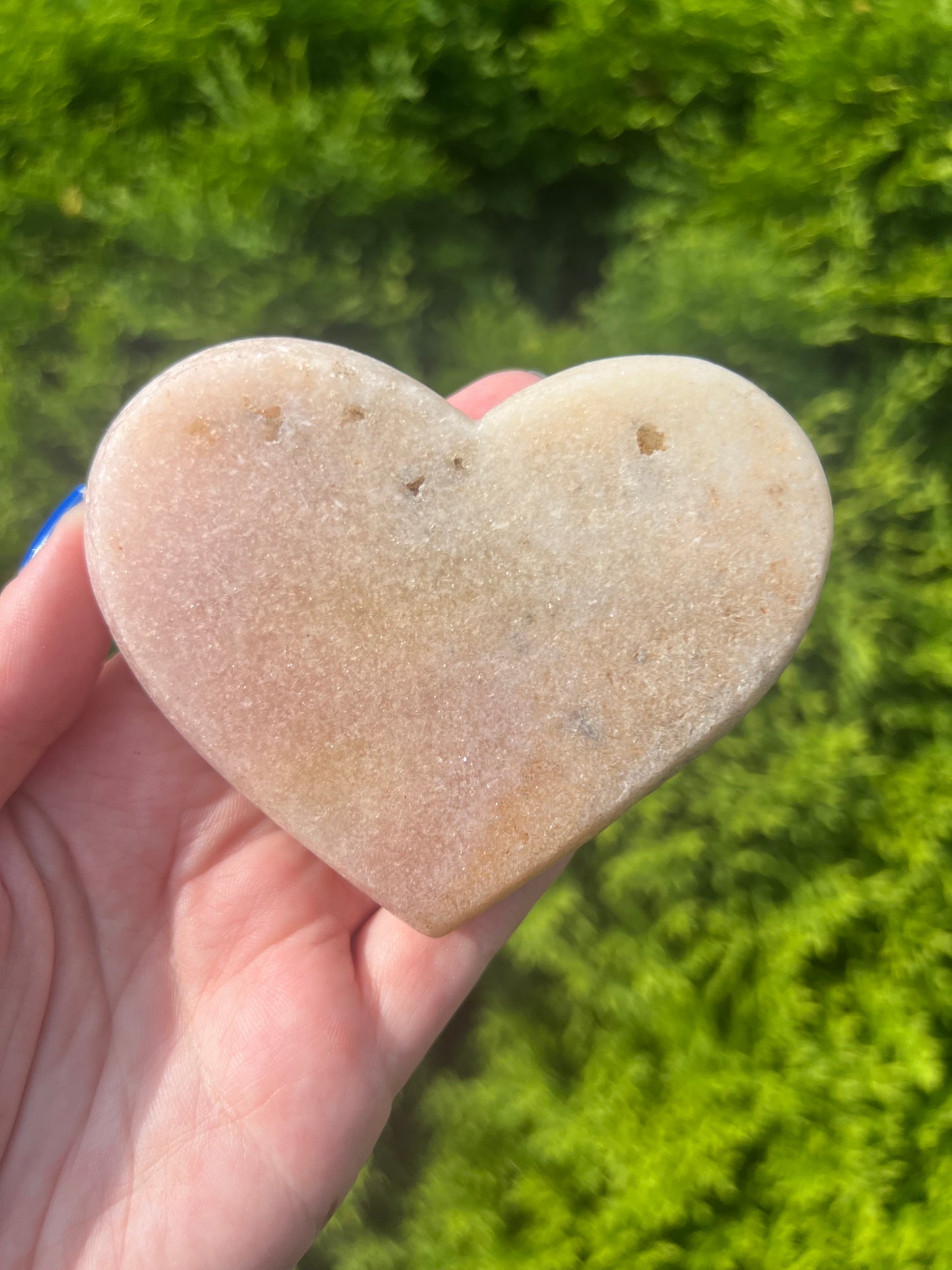 Pink Amethyst Heart