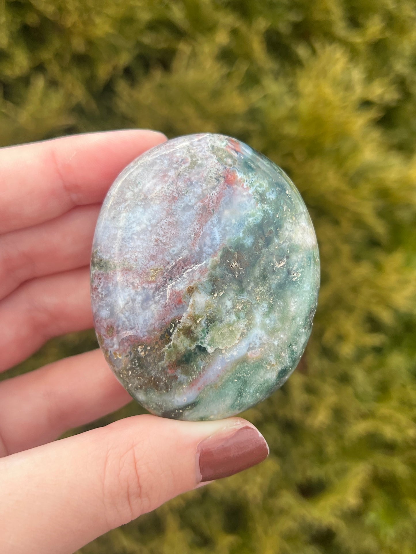 Ocean Jasper Palm Stone