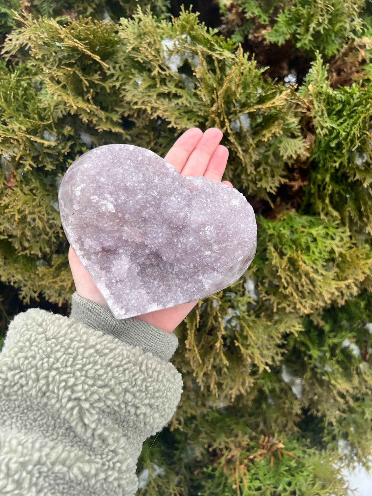 Large Amethyst Heart