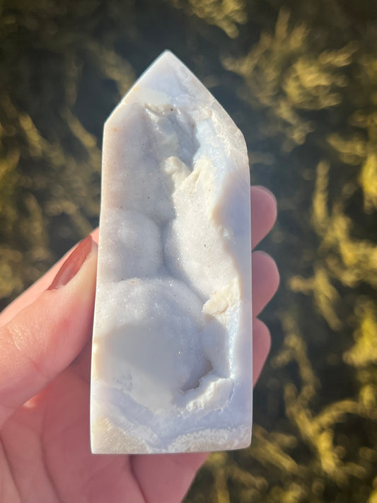 Blue Lace Agate Tower 3