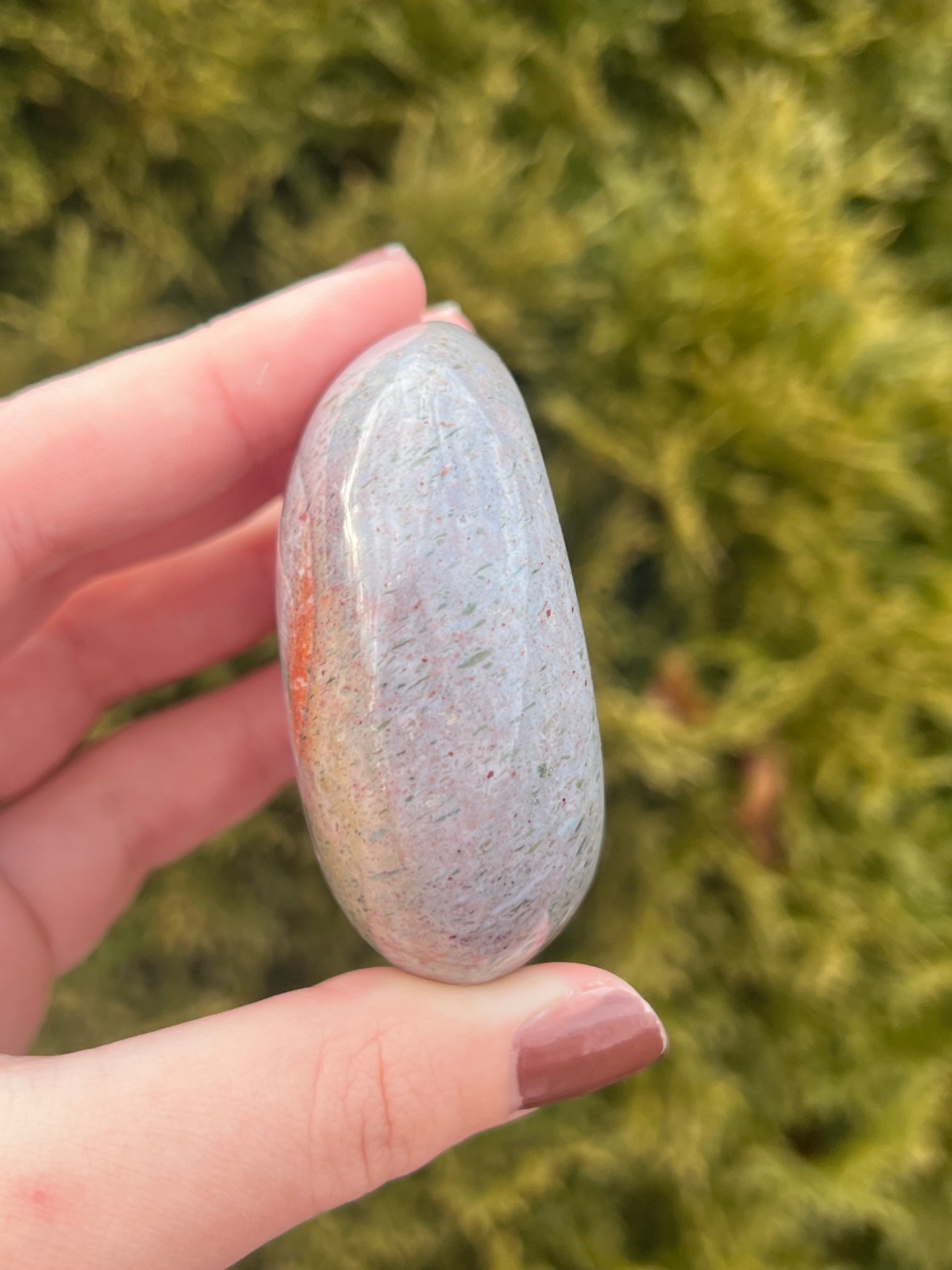 Large Ocean Jasper Palm Stone