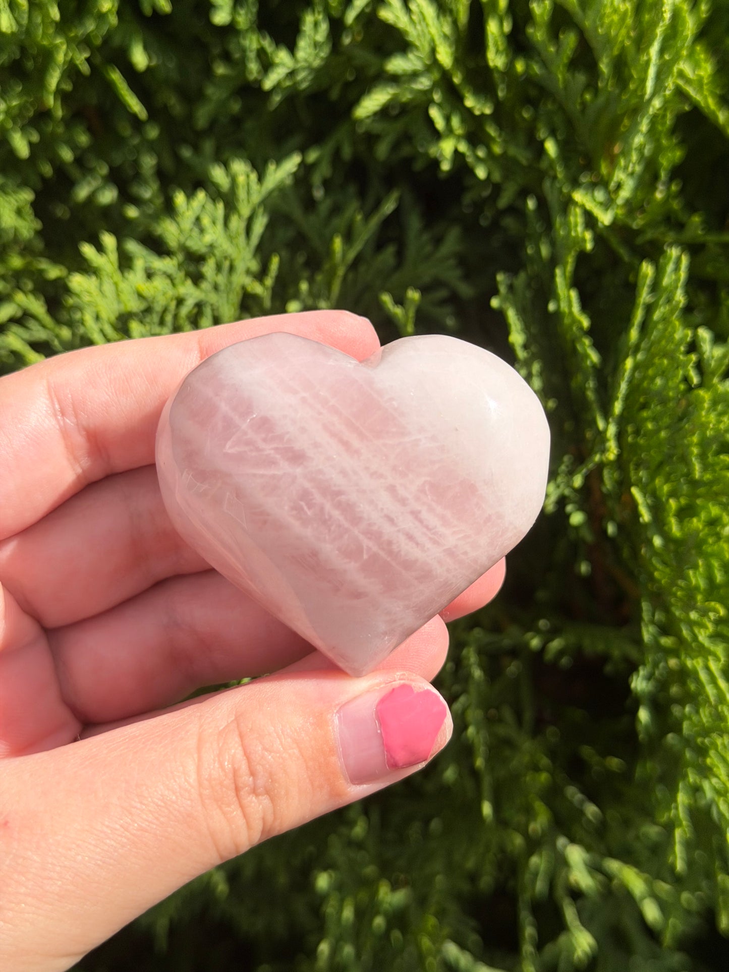 Rose Quartz Heart