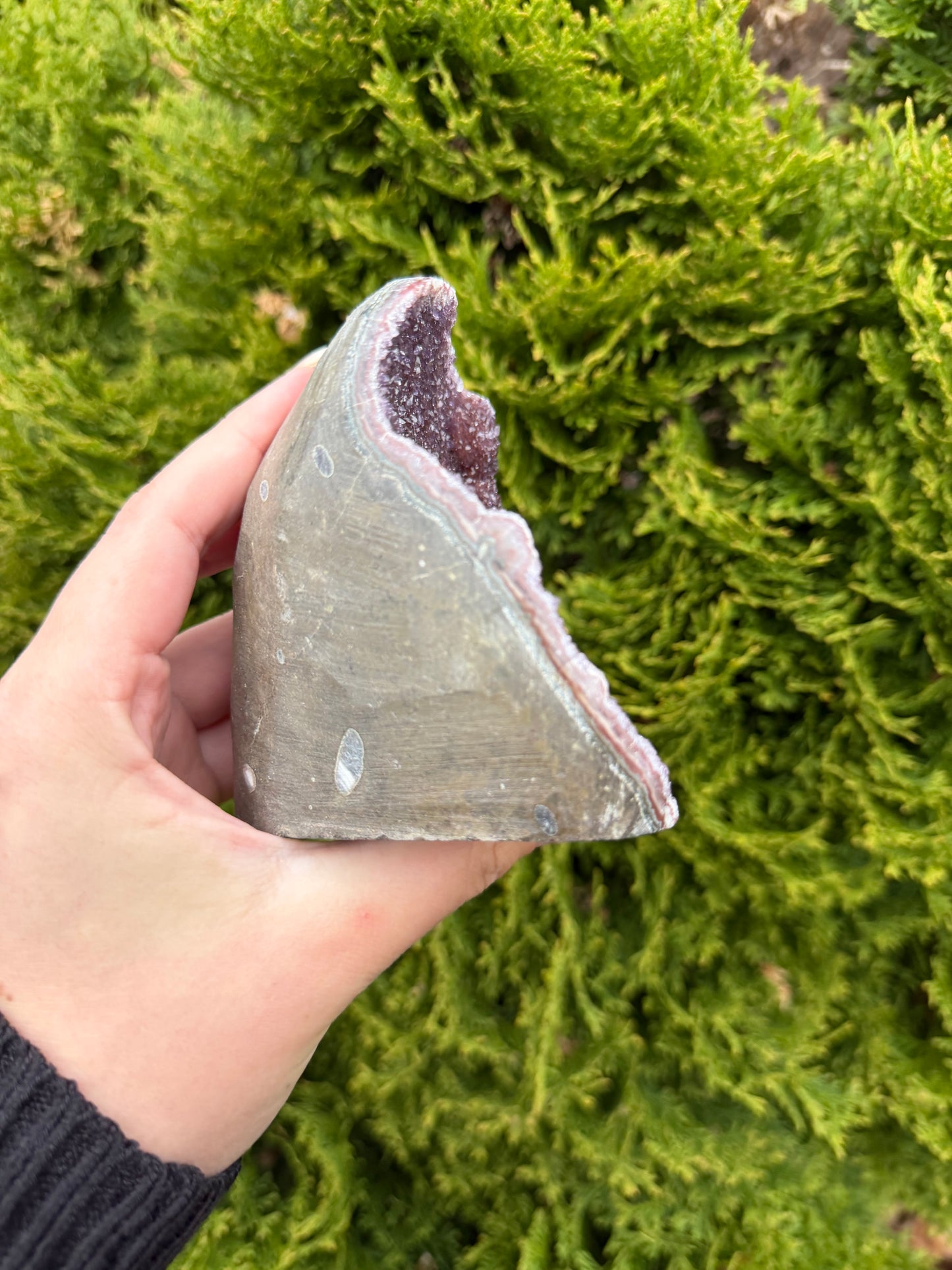 Rainbow Amethyst Cut Base