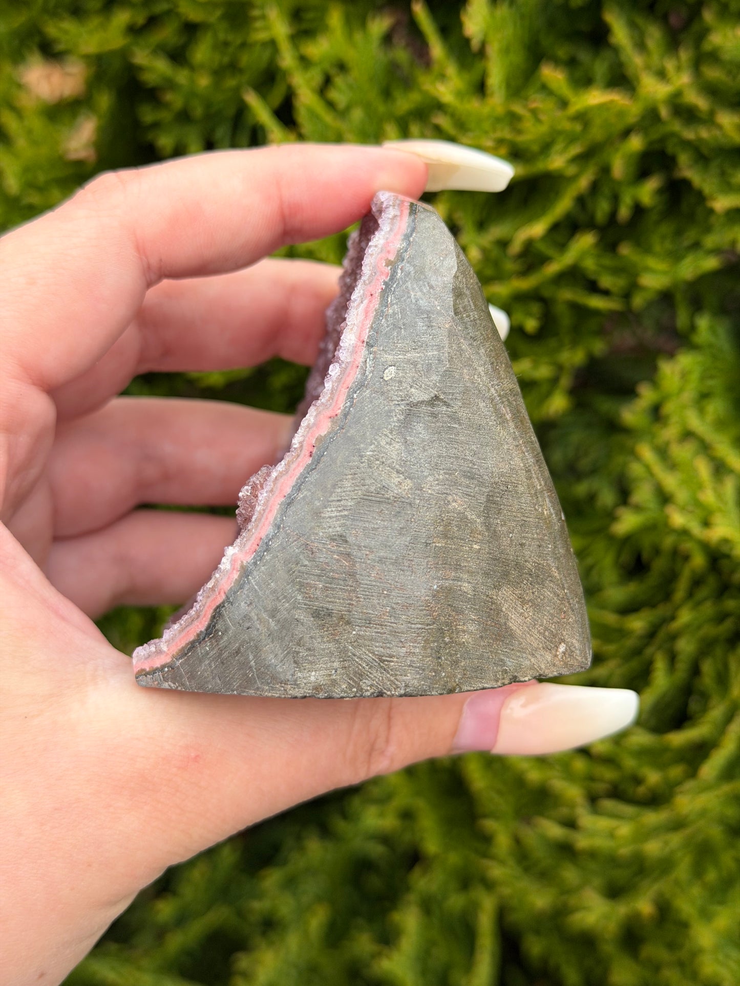 Rainbow Amethyst Cut Base