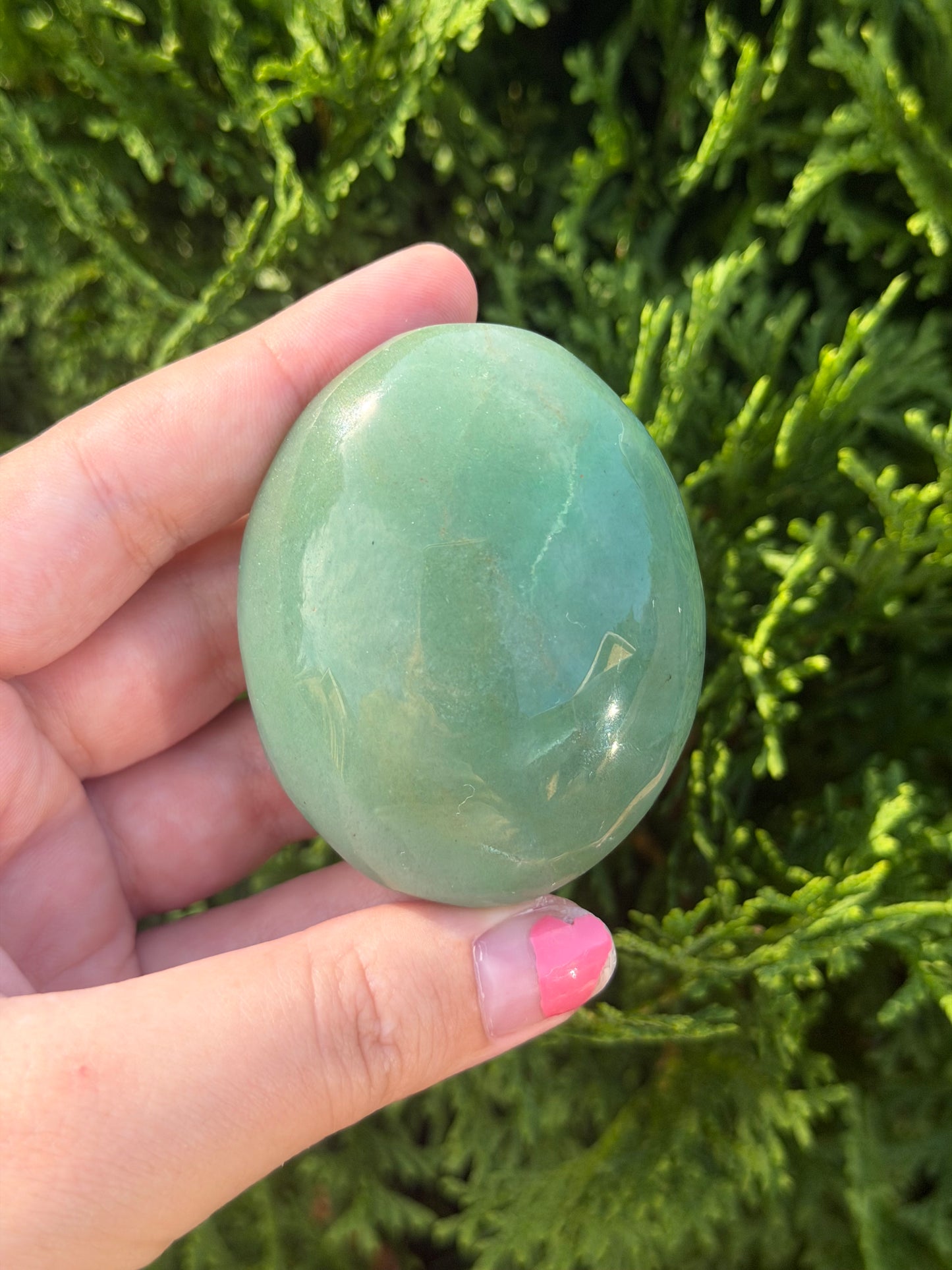 Green Aventurine Palm Stone