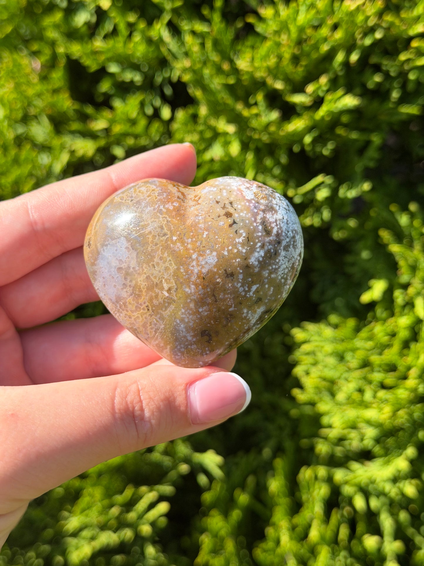 Ocean Jasper Heart