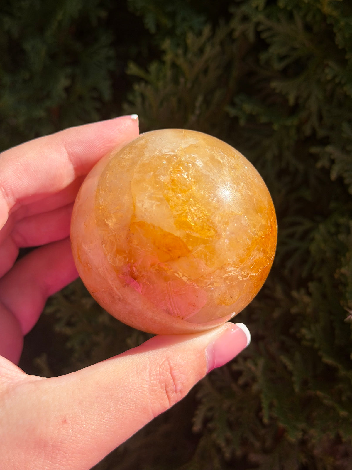 Golden Healer Quartz Sphere