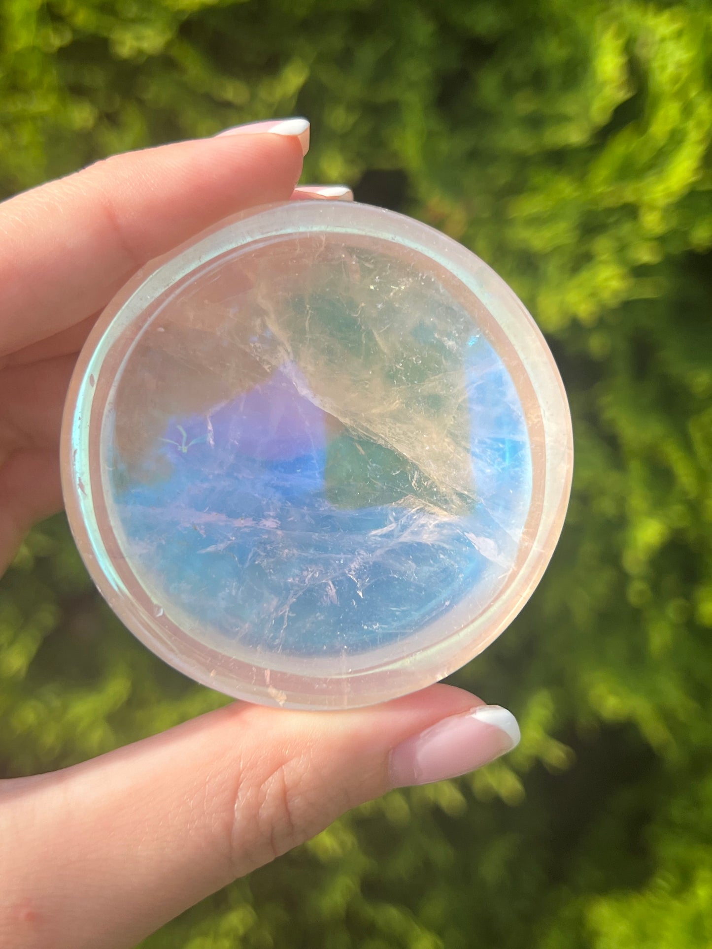 Rose Angel Aura Quartz Mini Bowl