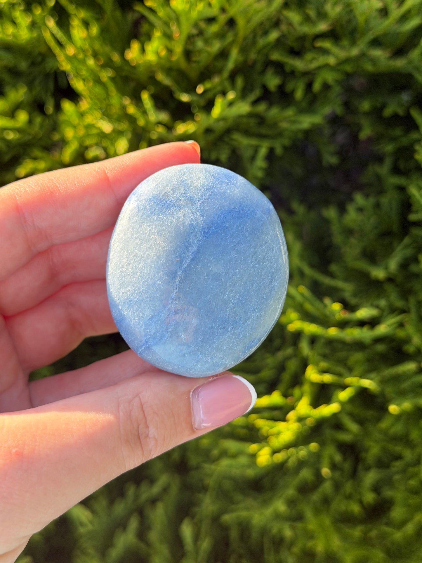 Blue Aventurine Palm Stone 1