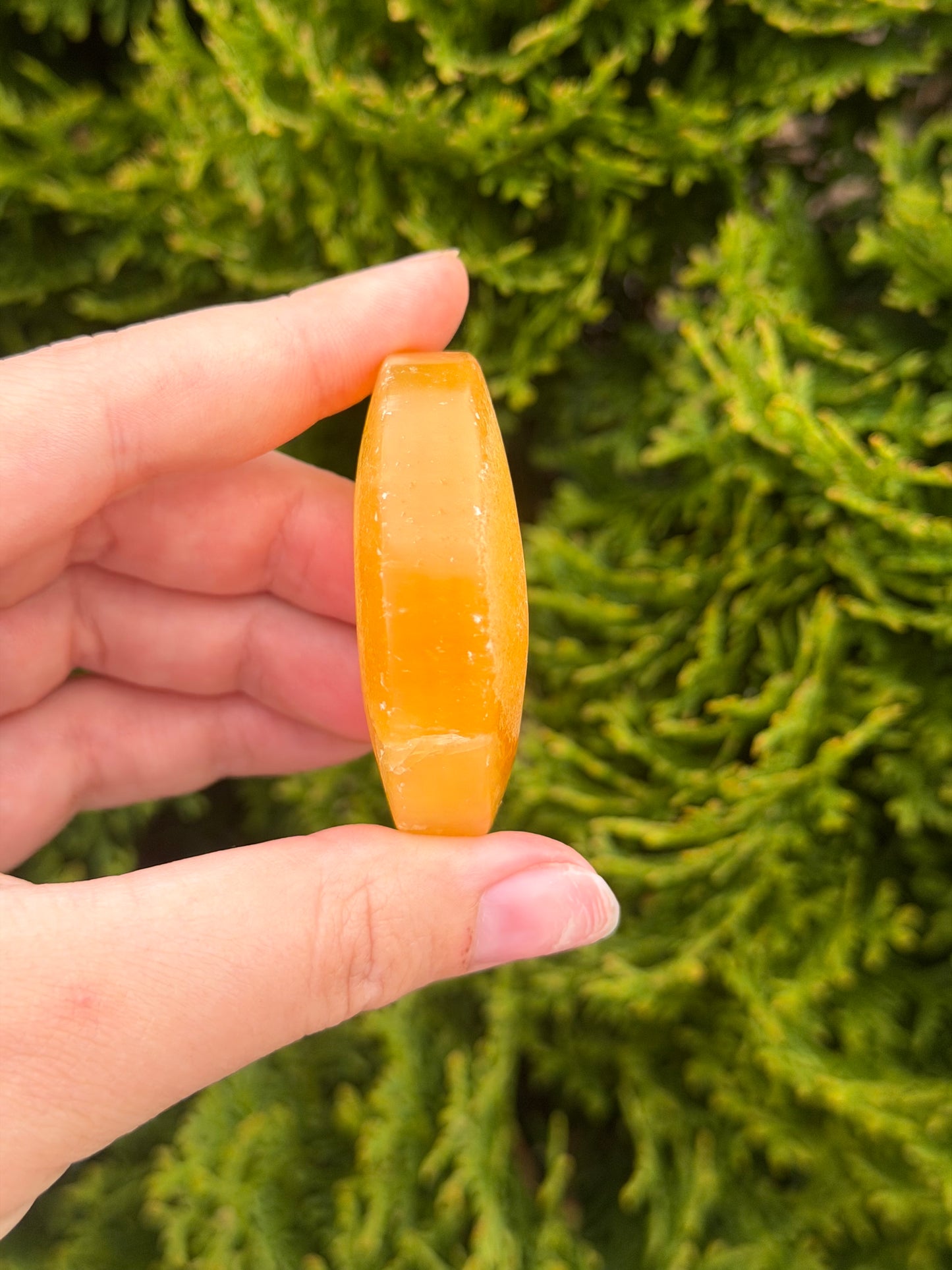 Orange Calcite Moon 3