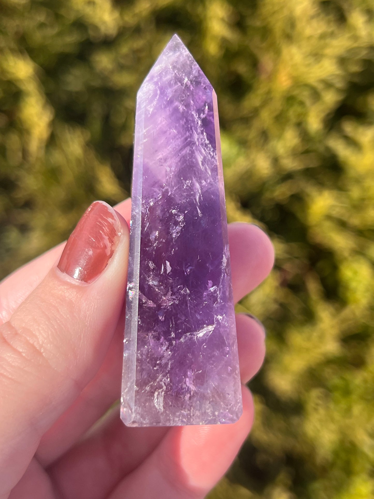 Amethyst Mini Obelisk