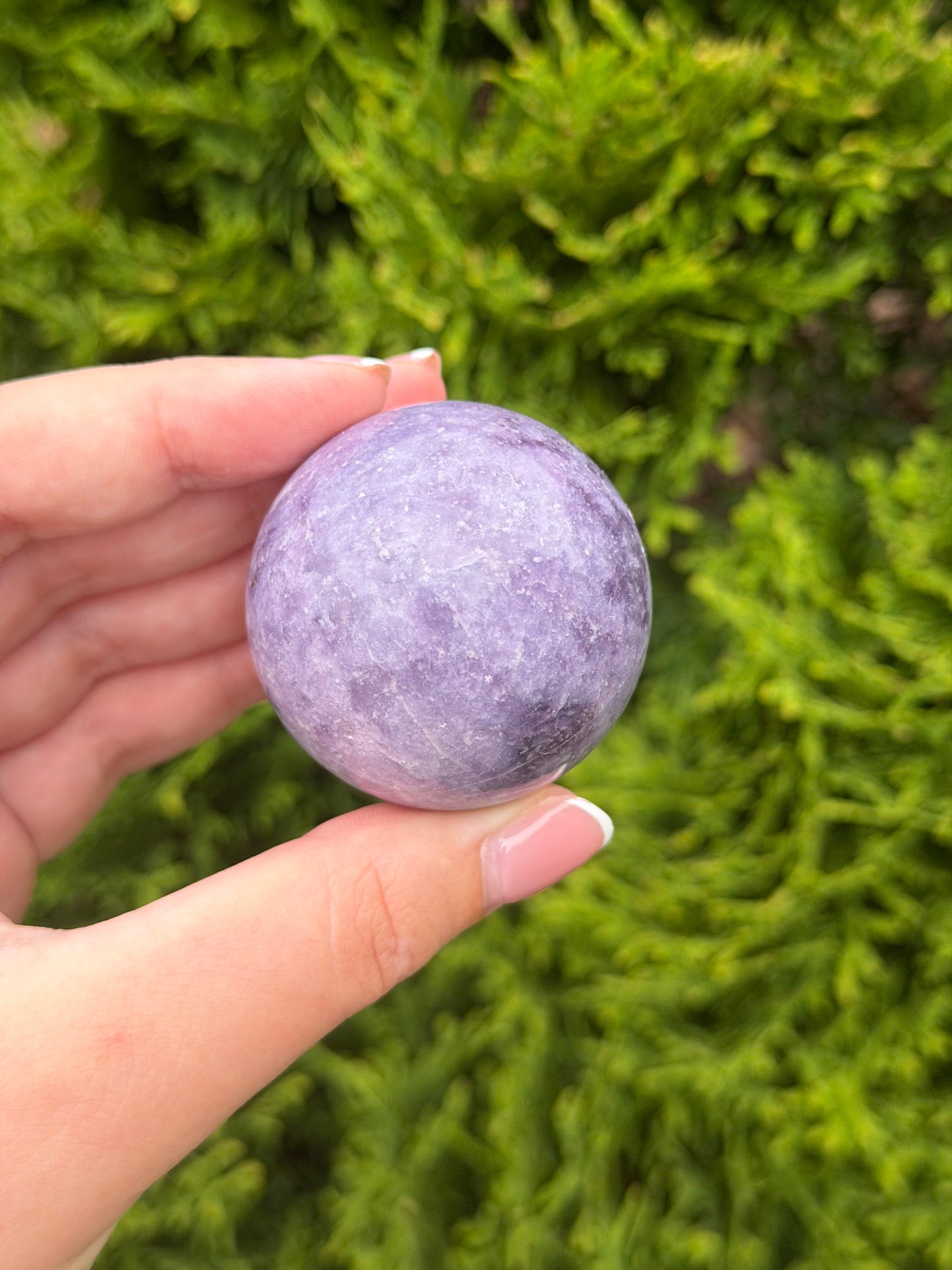 Lepidolite Sphere