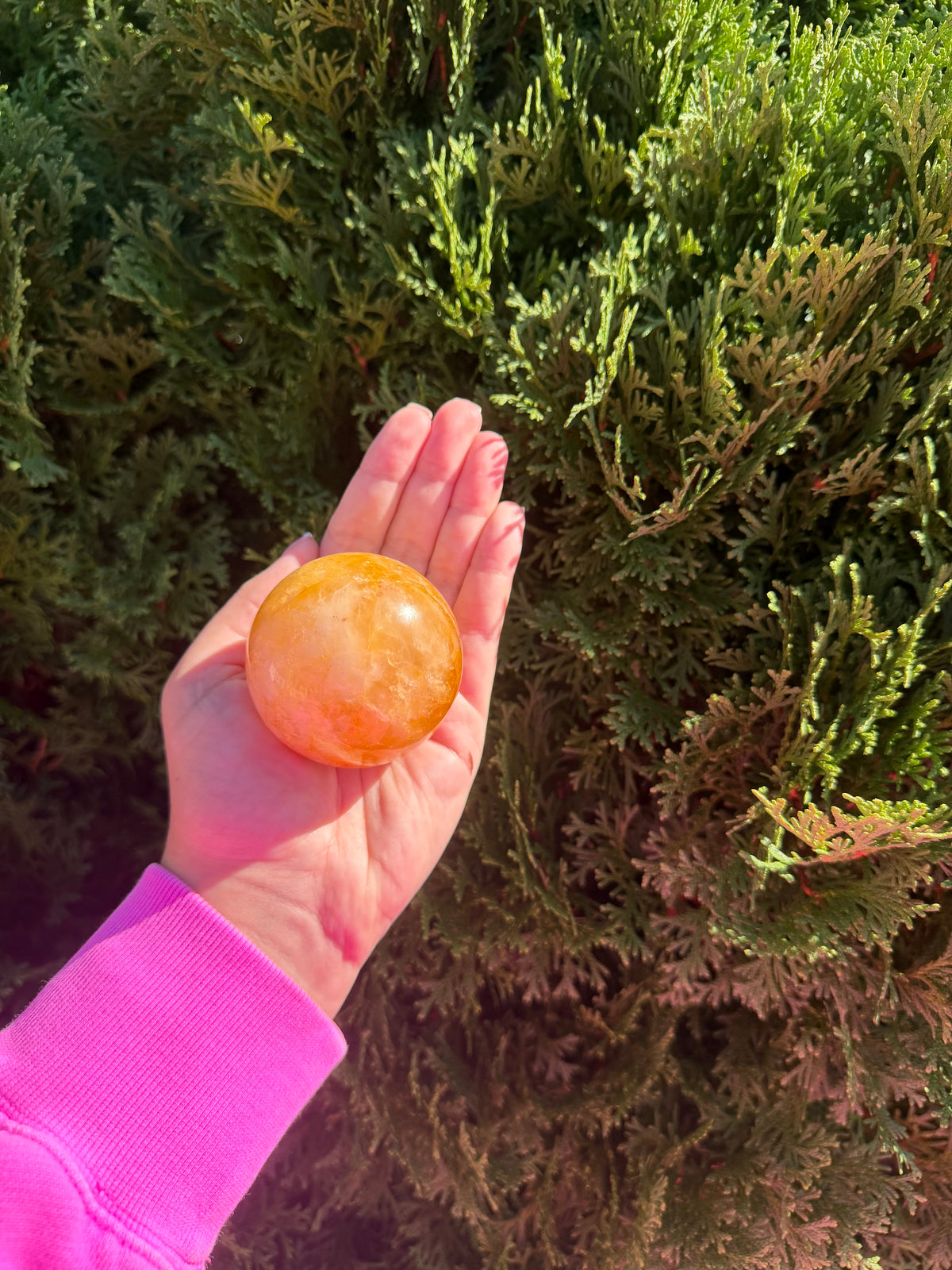 Golden Healer Quartz Sphere