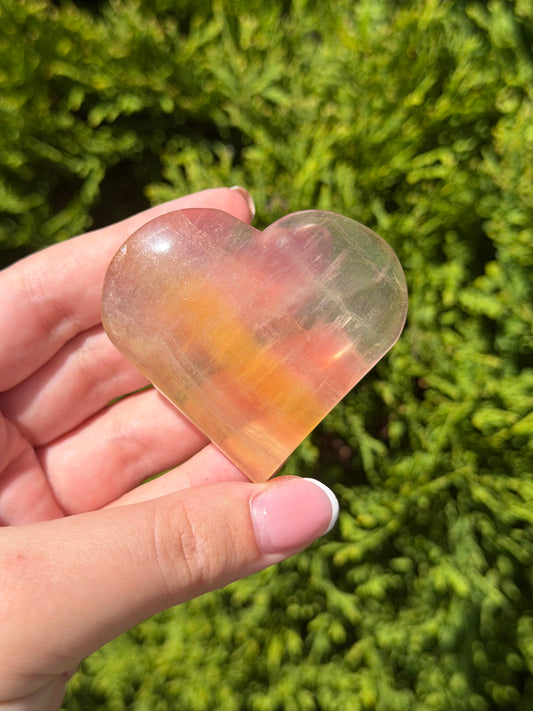 Fluorite Heart C