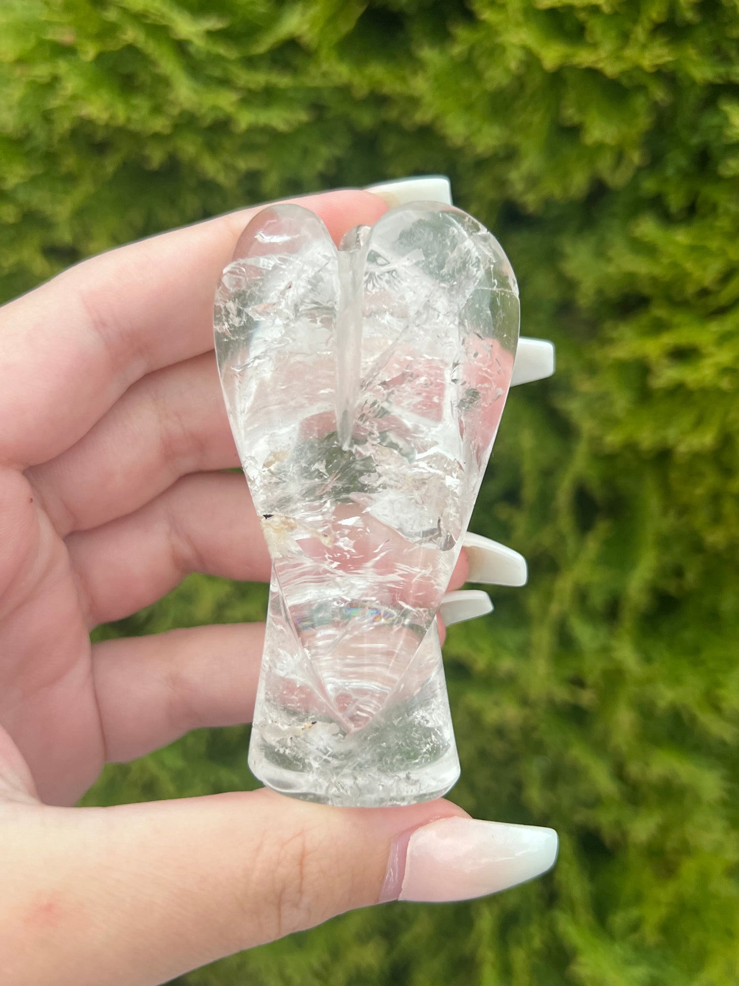 Large Clear Quartz Angel