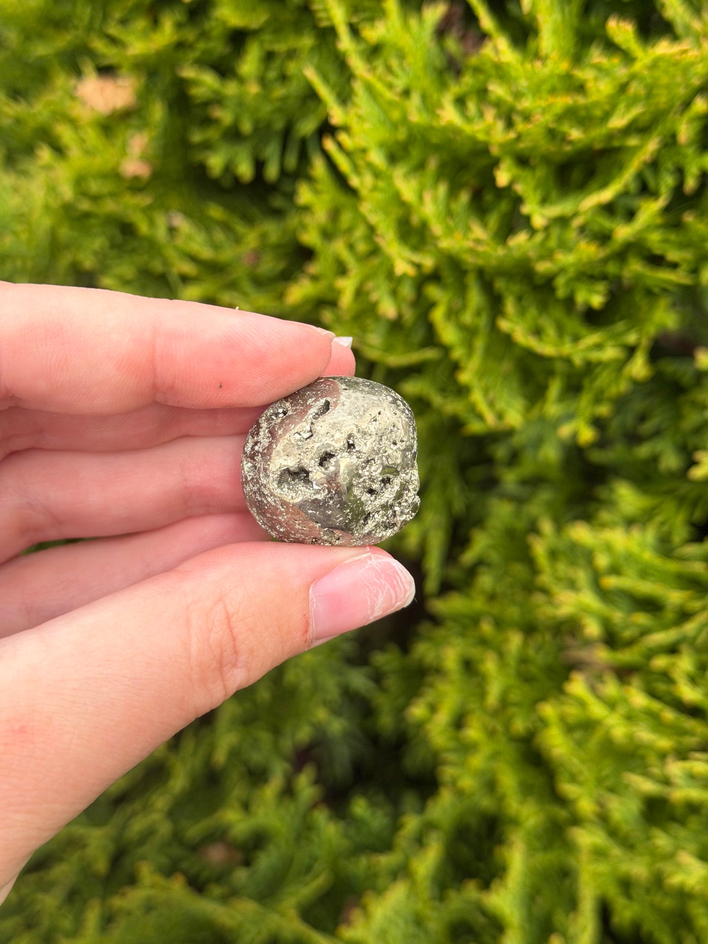 Large Tumbled Pyrite Stones