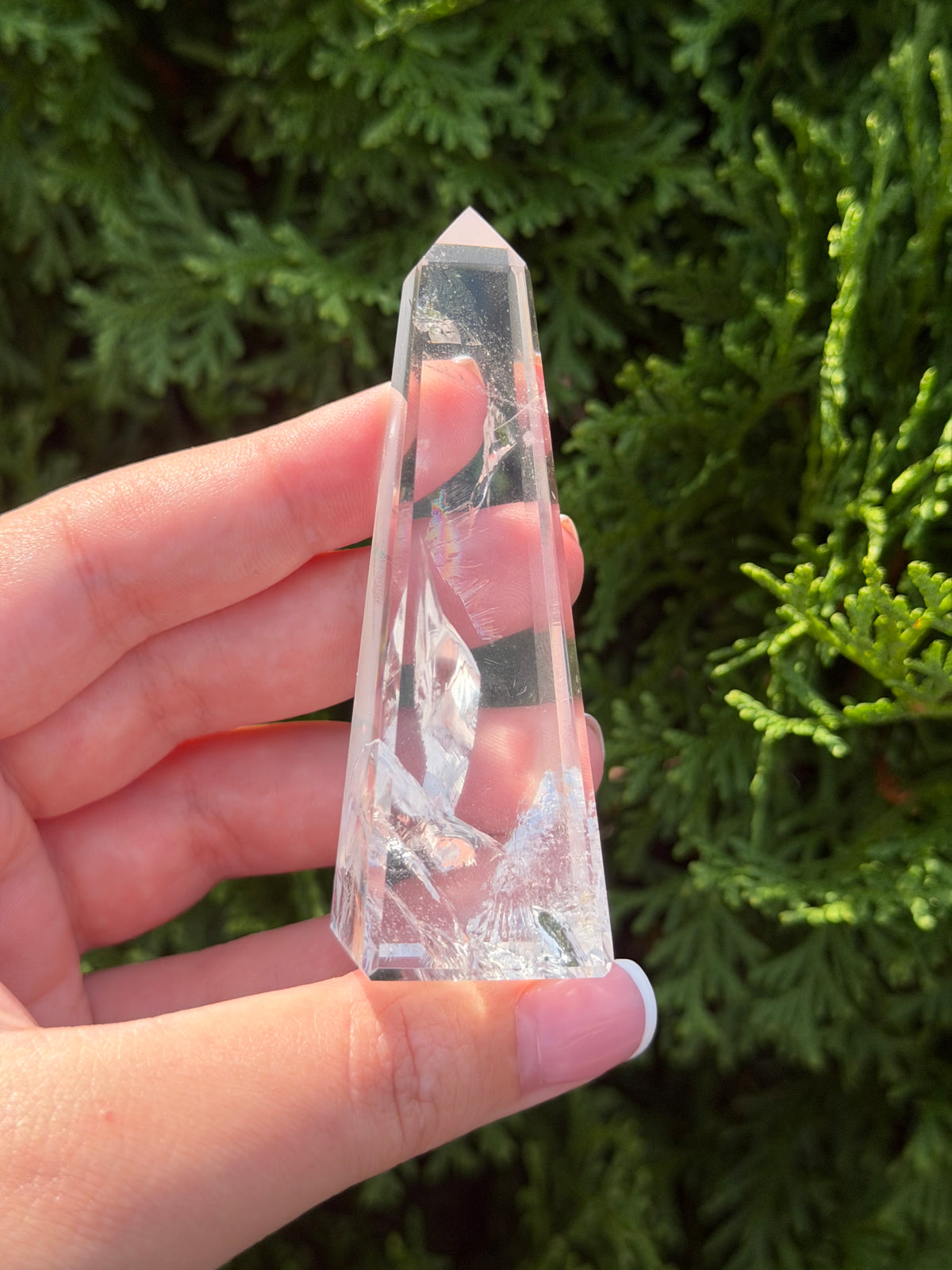 Mini Clear Quartz Obelisk