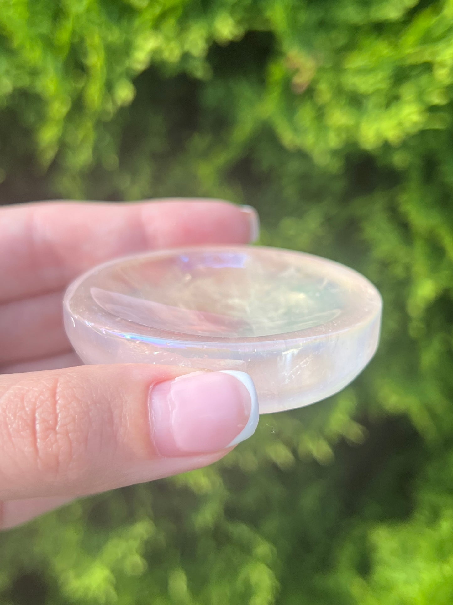 Rose Angel Aura Quartz Mini Bowl