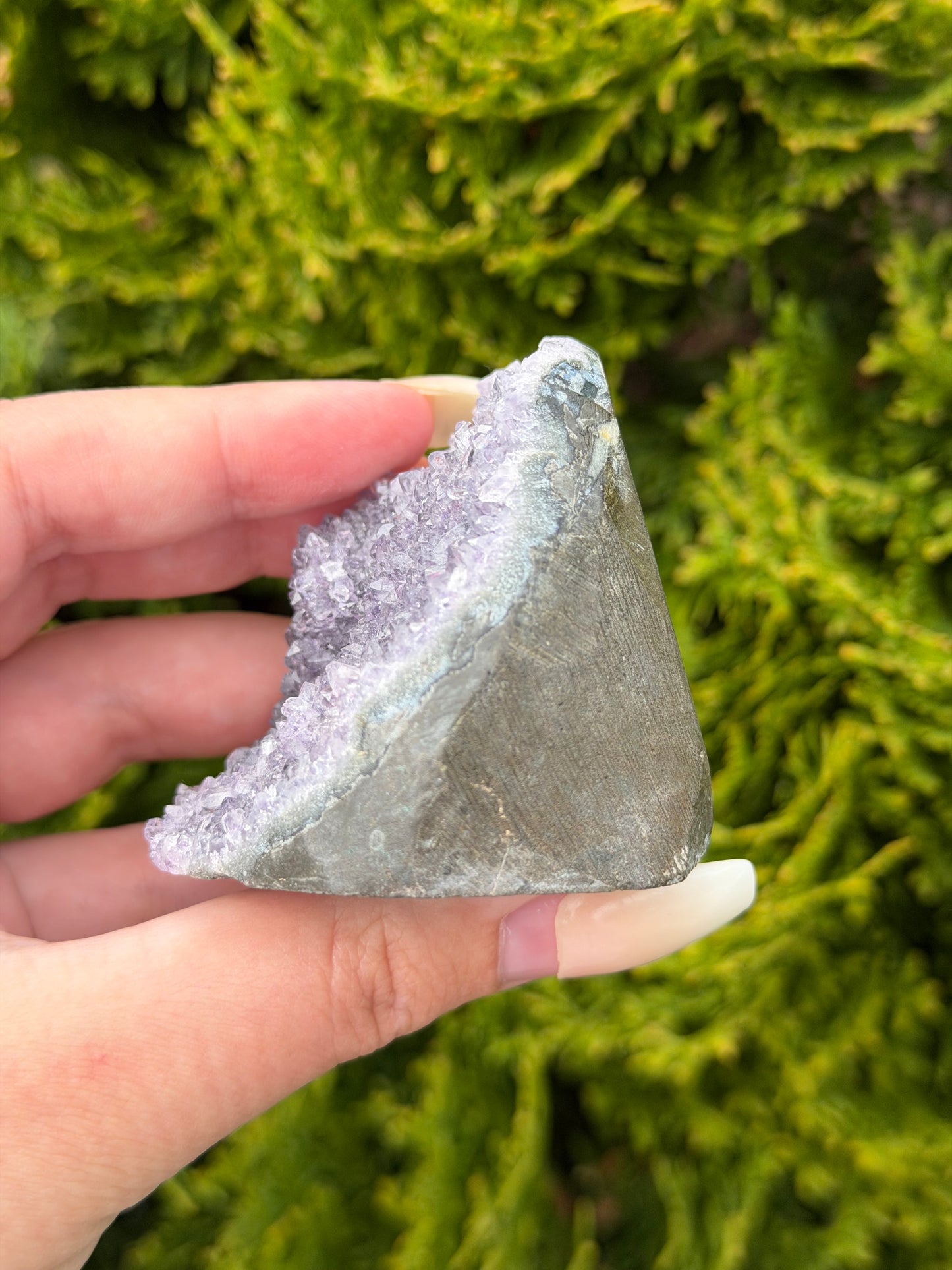 Rainbow Amethyst Cut Base