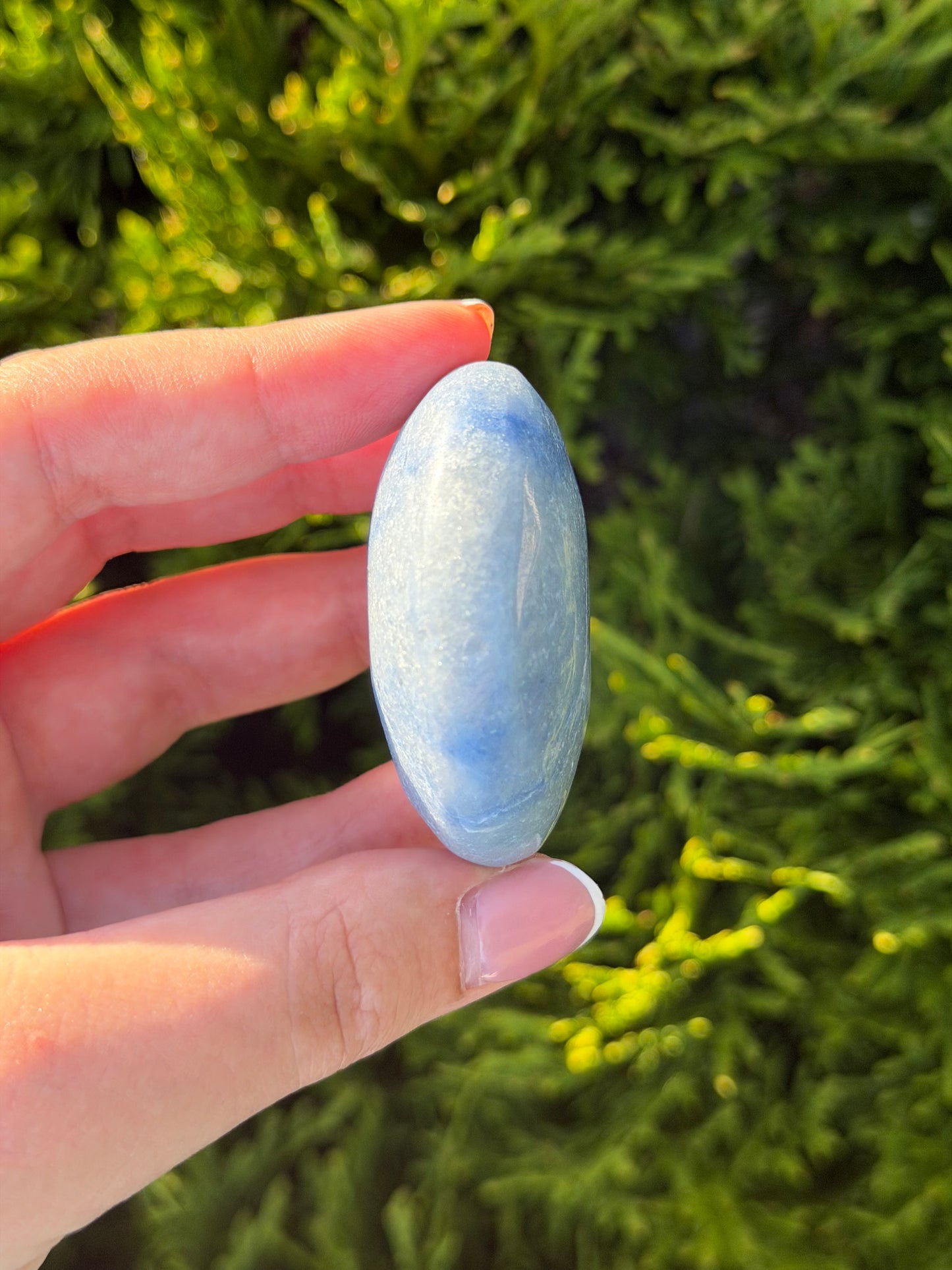 Blue Aventurine Palm Stone 1