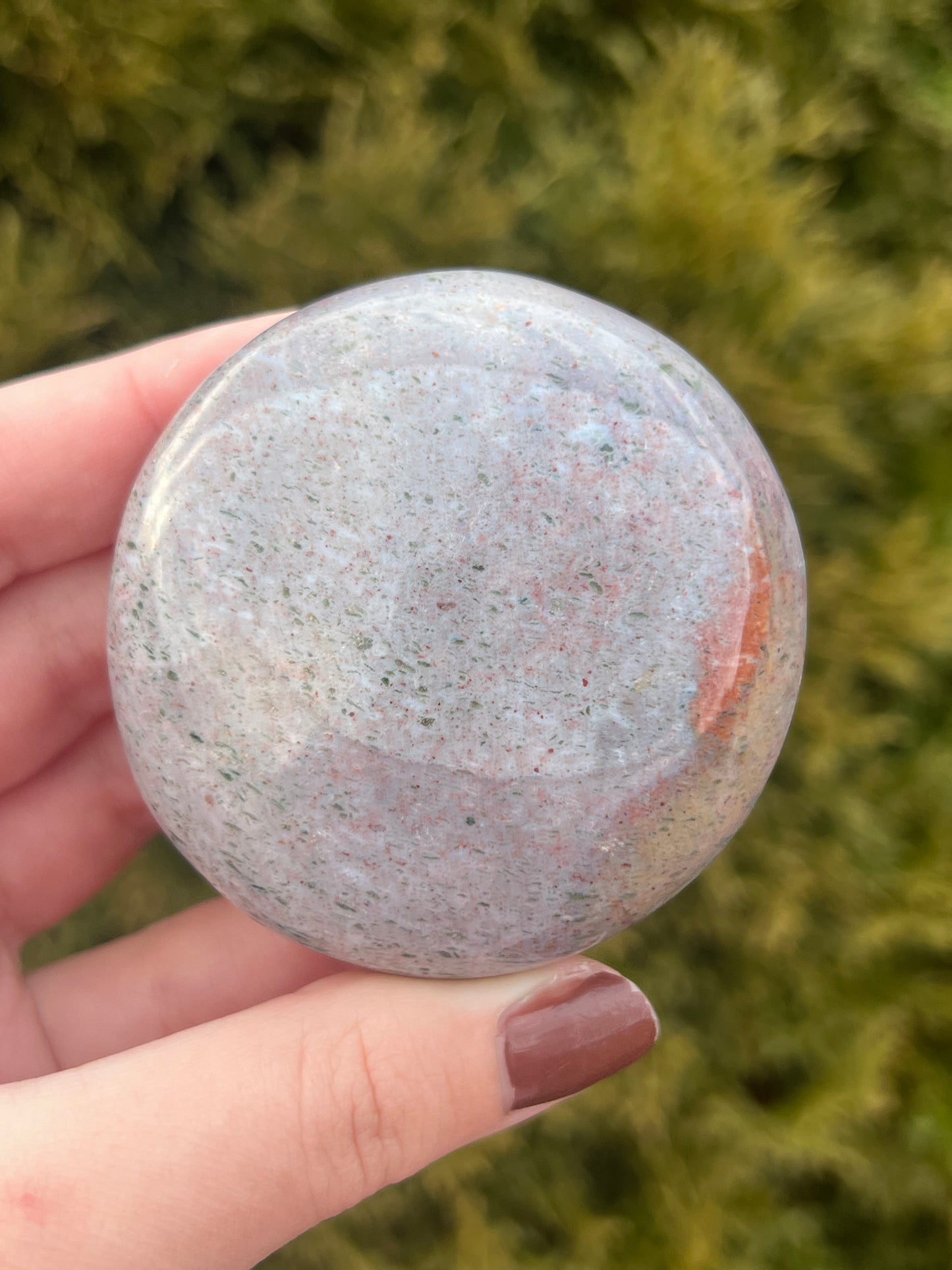 Large Ocean Jasper Palm Stone