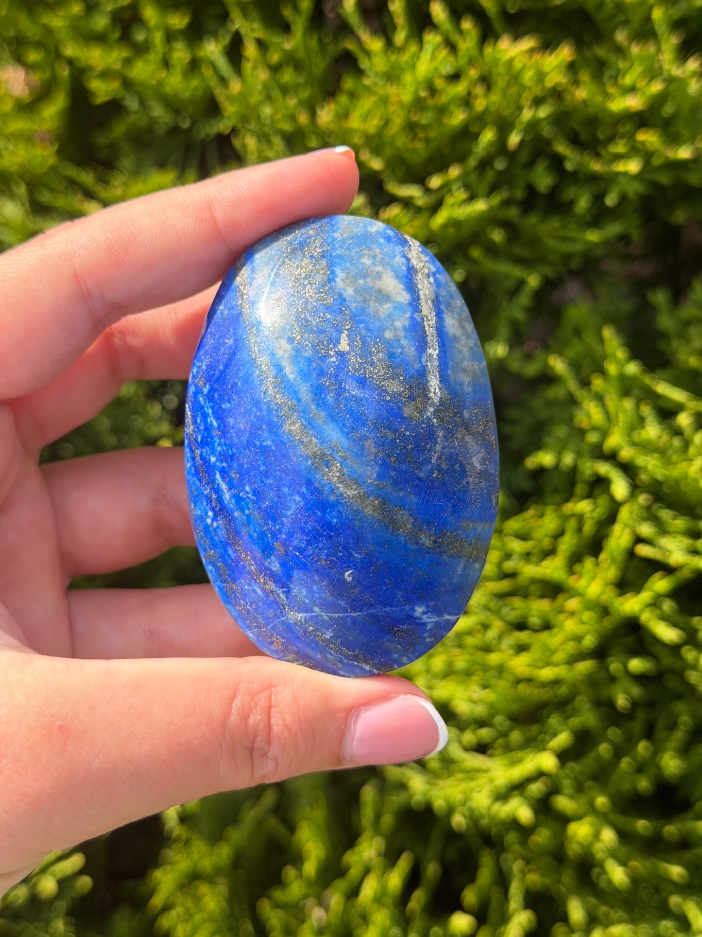 Lapis Lazuli Palm Stone 1