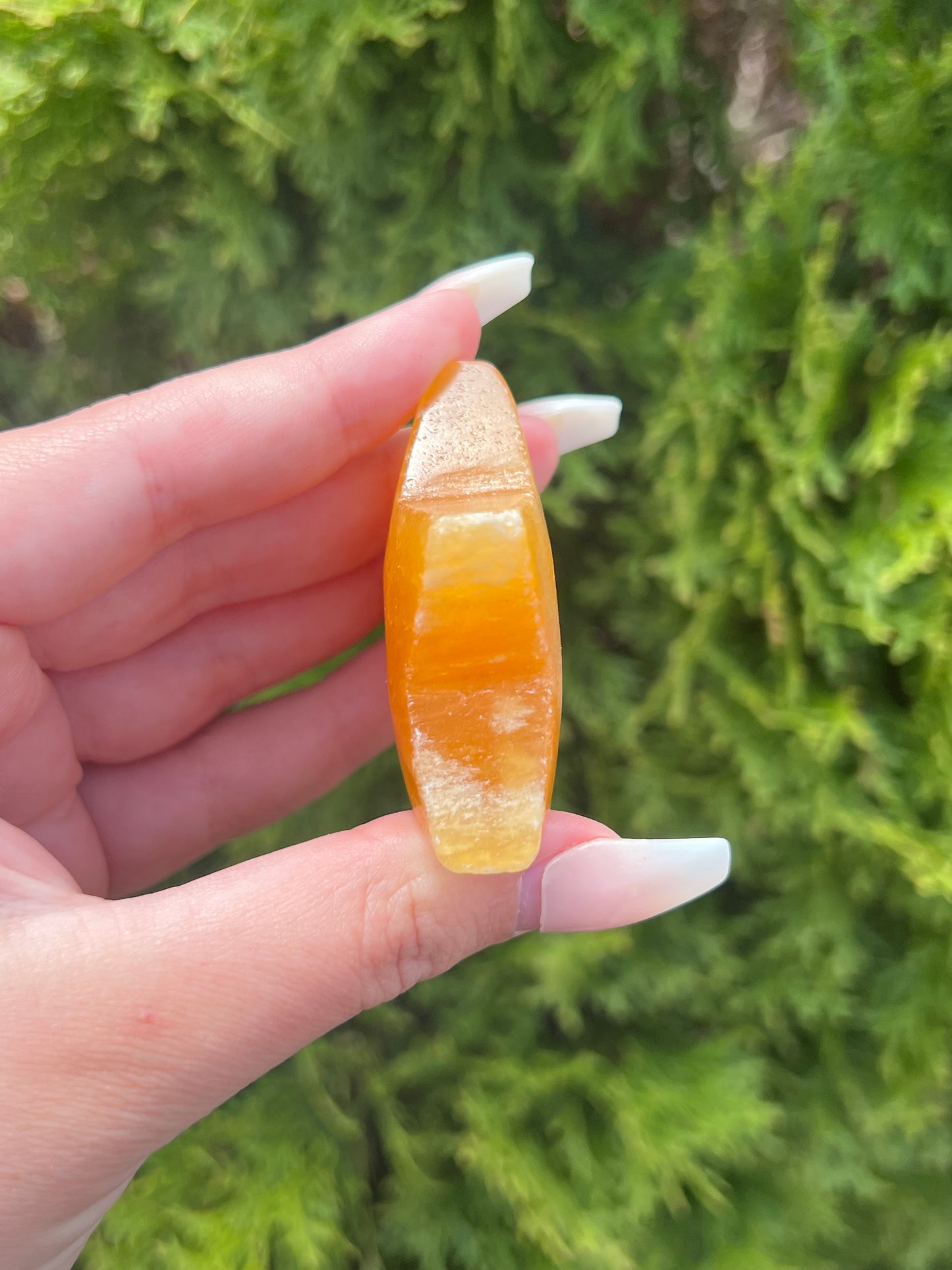 Orange Calcite Star